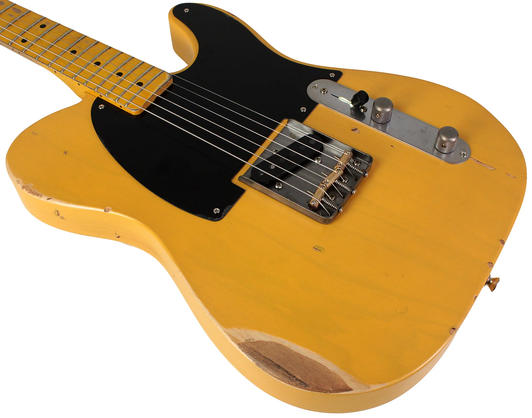 Nash E52 Guitar, Butterscotch Blonde, Medium Aging - Image 4