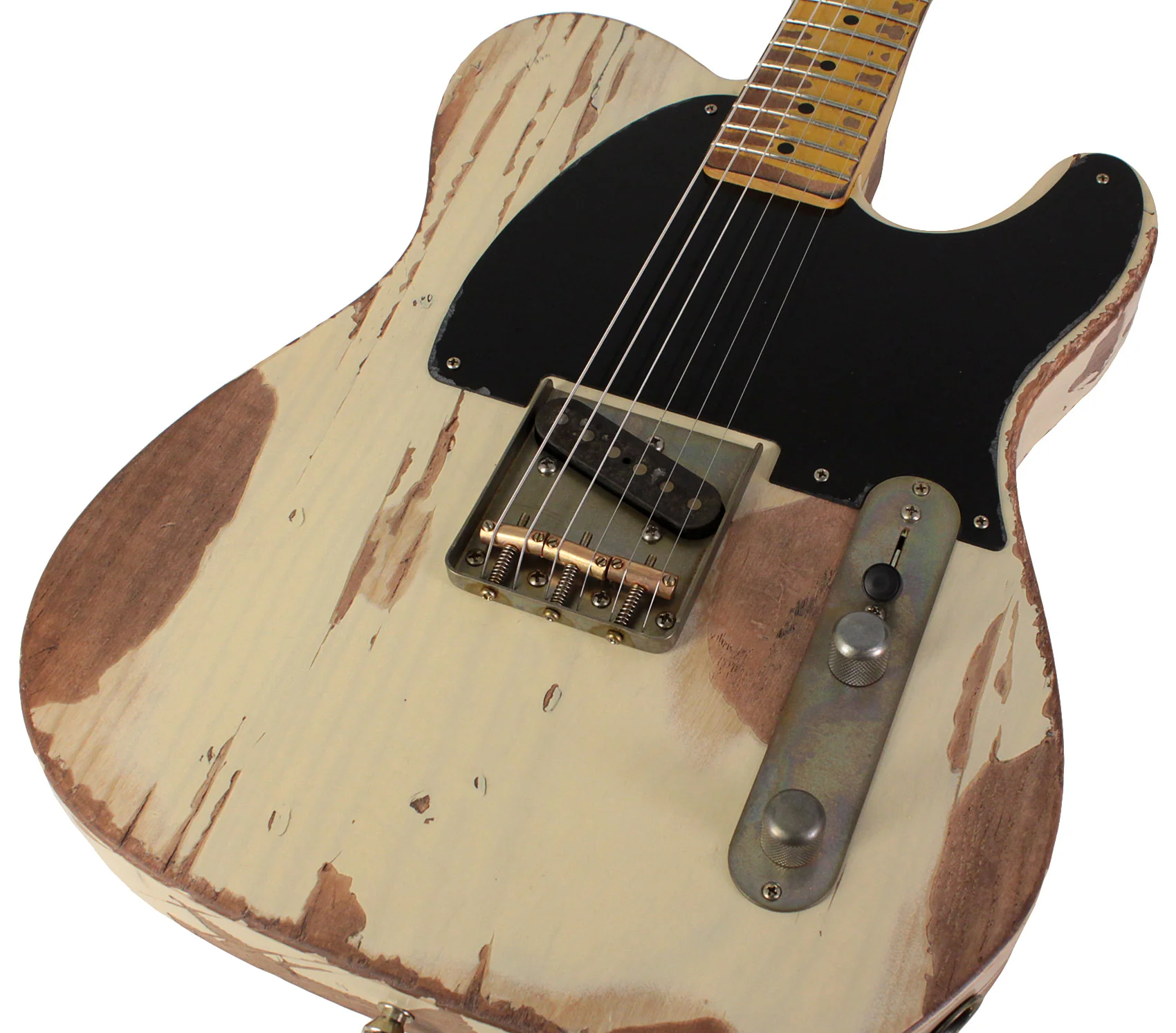 Nash E52 Guitar, Mary Kaye White, Extra Heavy Aging - Image 3