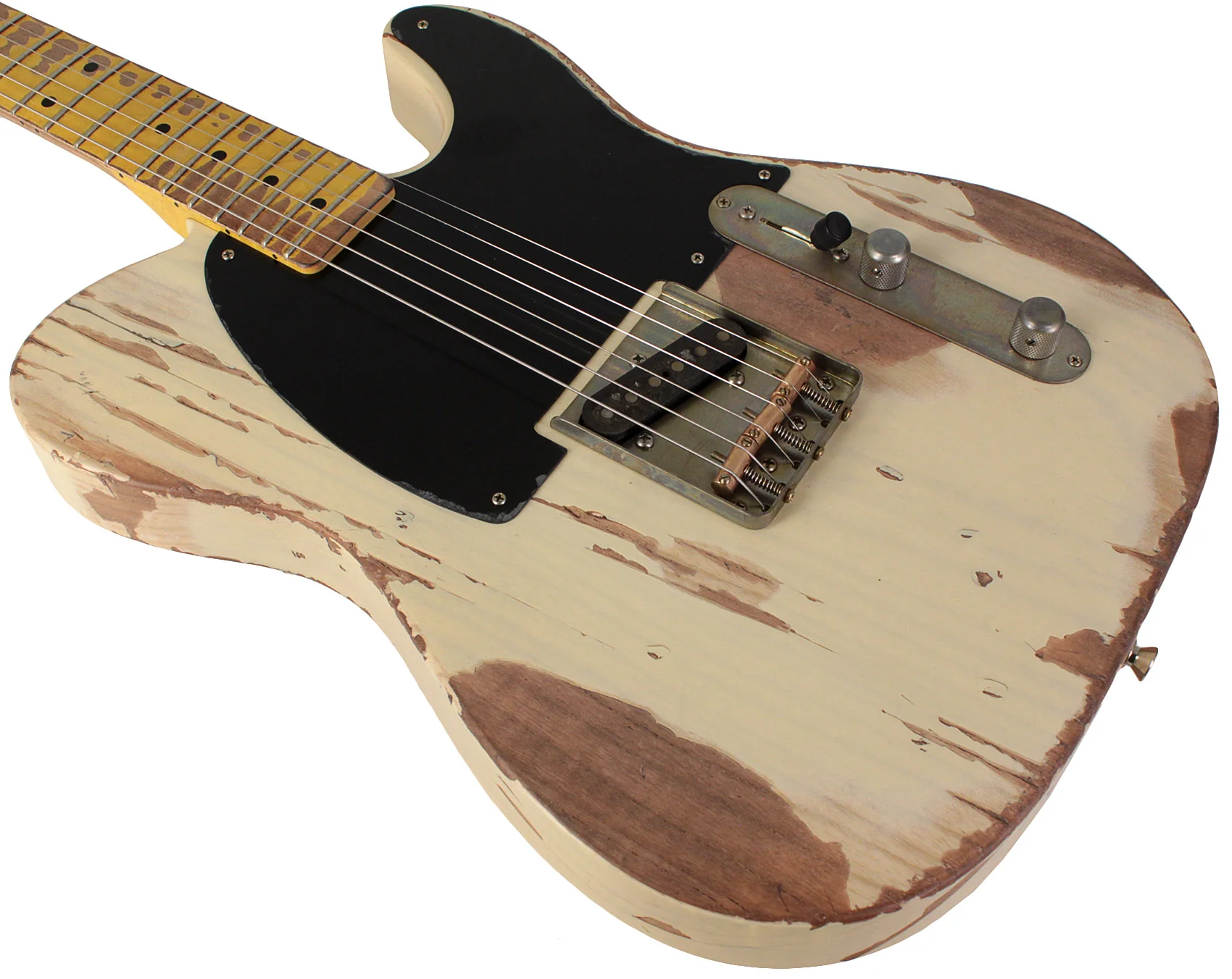 Nash E52 Guitar, Mary Kaye White, Extra Heavy Aging - Image 4