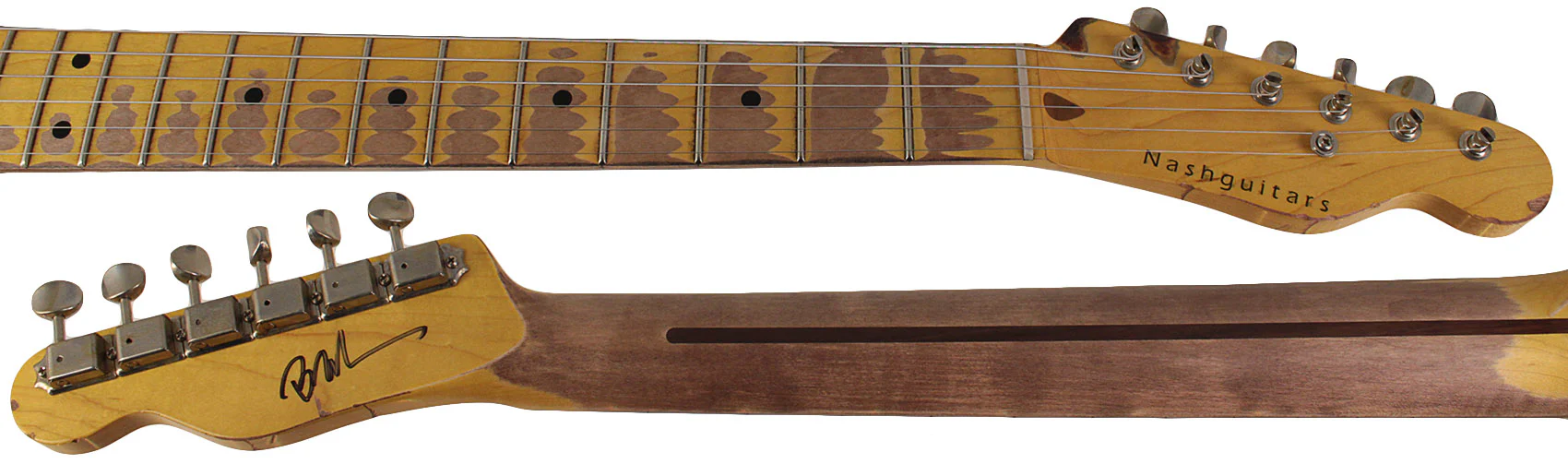 Nash E52 Guitar, Mary Kaye White, Extra Heavy Aging - Image 8