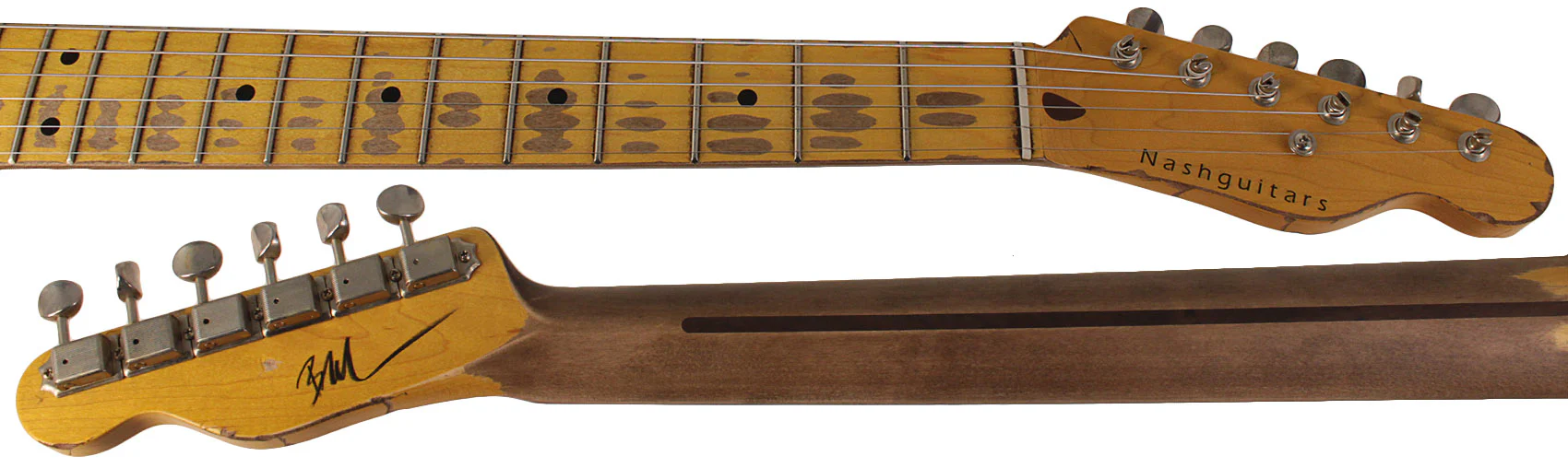 Nash E52 Jeff Beck Esquire Guitar, Boatneck - Image 8