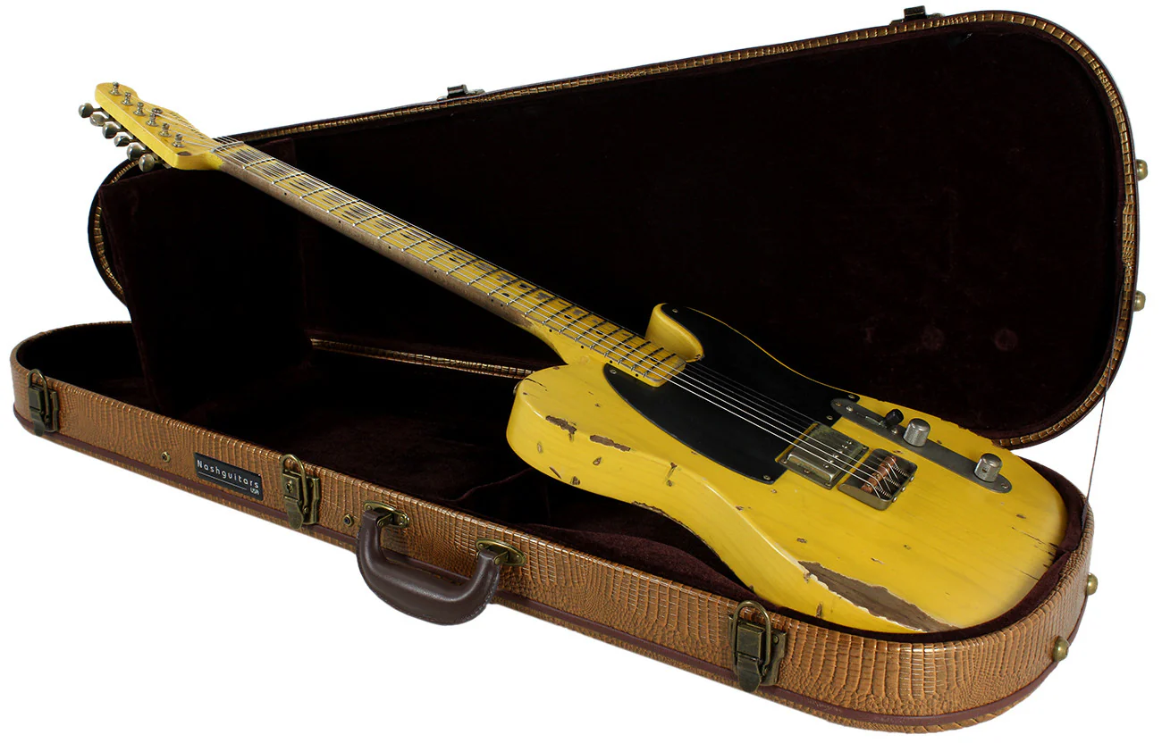 Nash E1HB Guitar, Butterscotch Blonde,  Dimarzio - Image 10