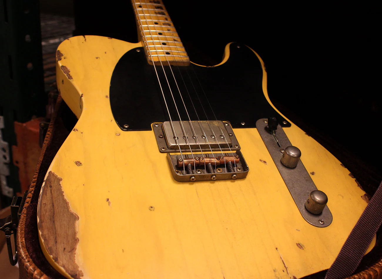 Nash E1HB Guitar, Butterscotch Blonde,  Dimarzio - Image 14