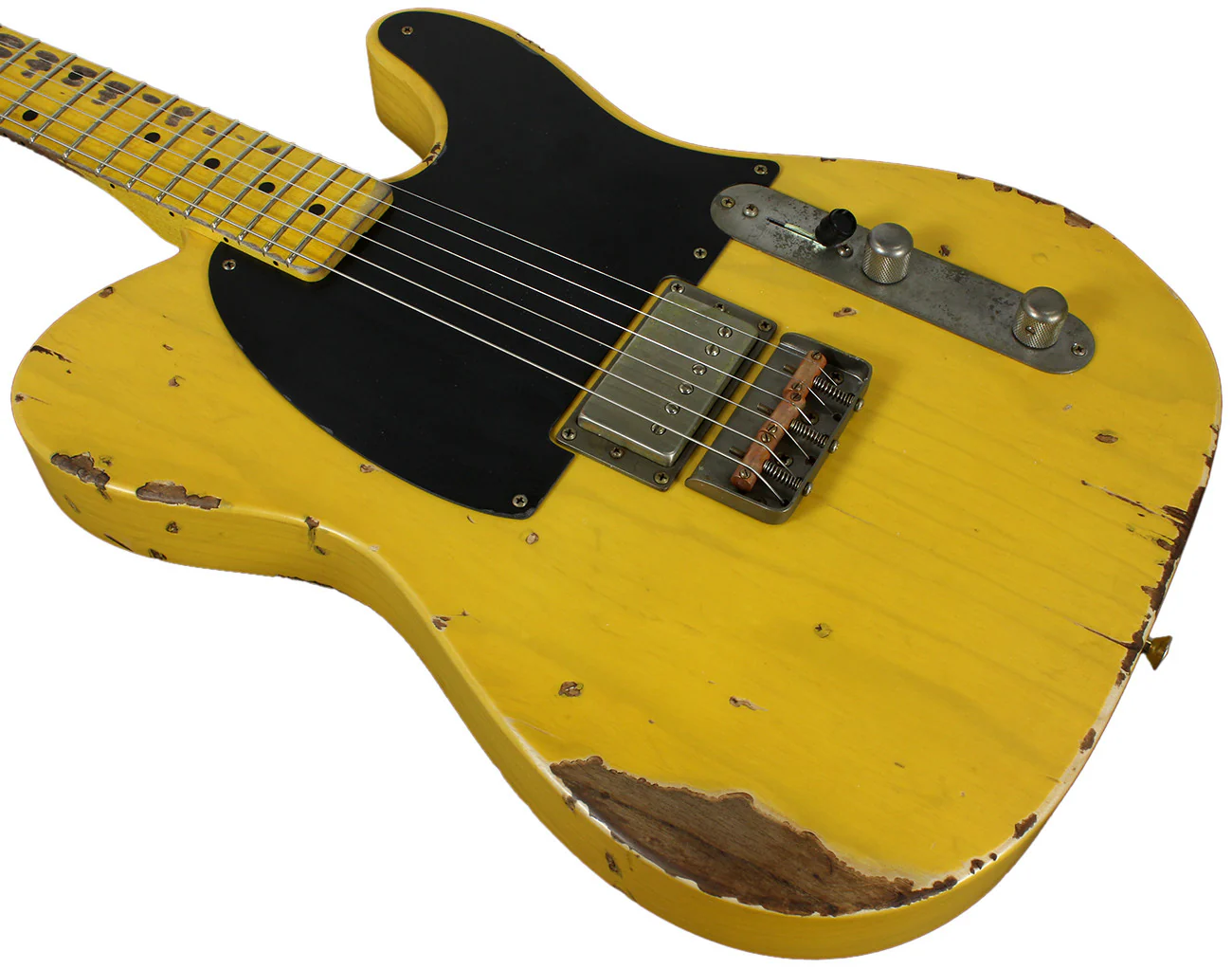 Nash E1HB Guitar, Butterscotch Blonde,  Dimarzio - Image 6