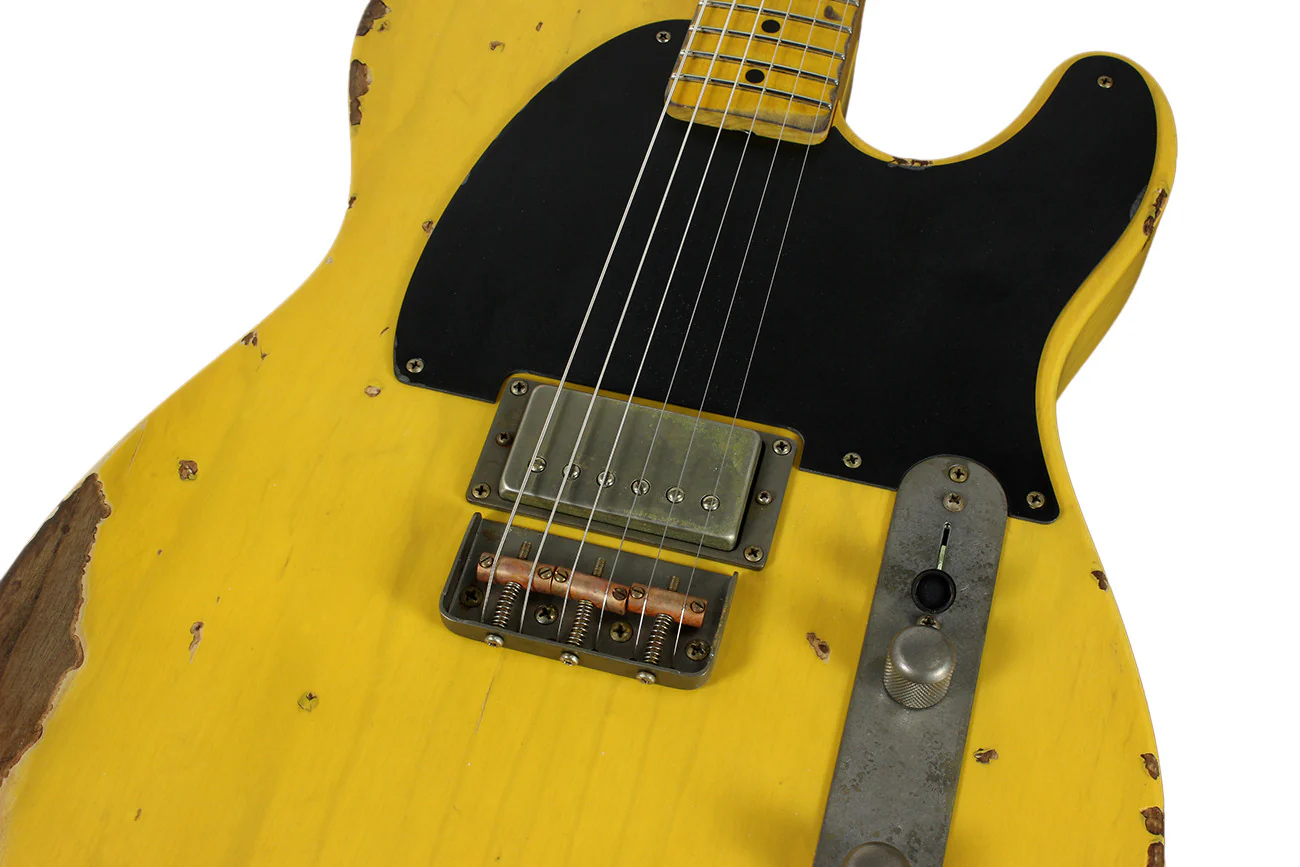 Nash E1HB Guitar, Butterscotch Blonde,  Dimarzio - Image 7