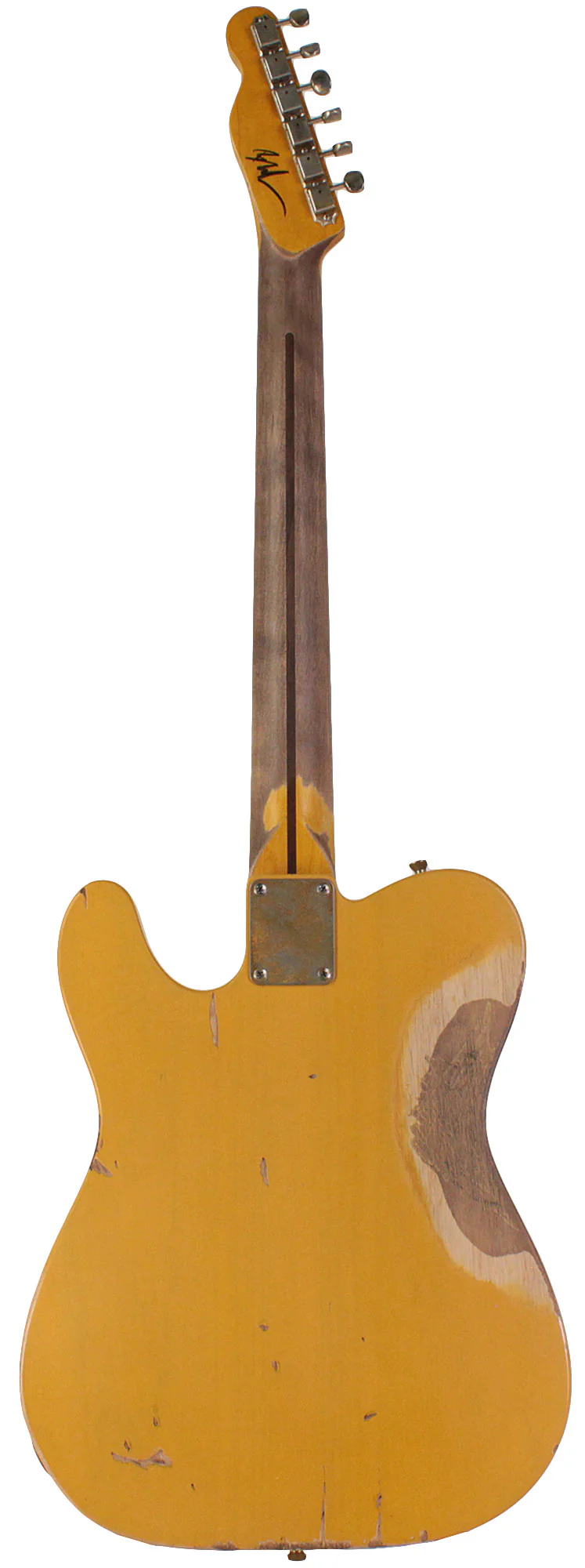 Nash E52 Guitar, Butterscotch Blonde, Bigsby, Heavy Relic - Image 6