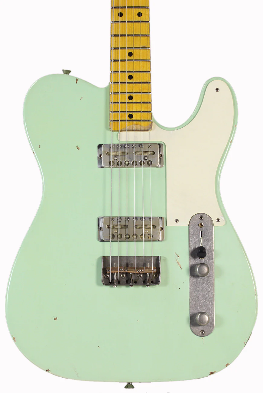 Nash GF-2 Gold Foil Guitar, Surf Green - Image 3