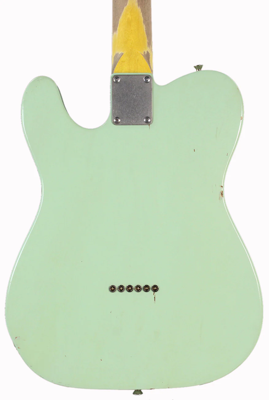 Nash GF-2 Gold Foil Guitar, Surf Green - Image 4