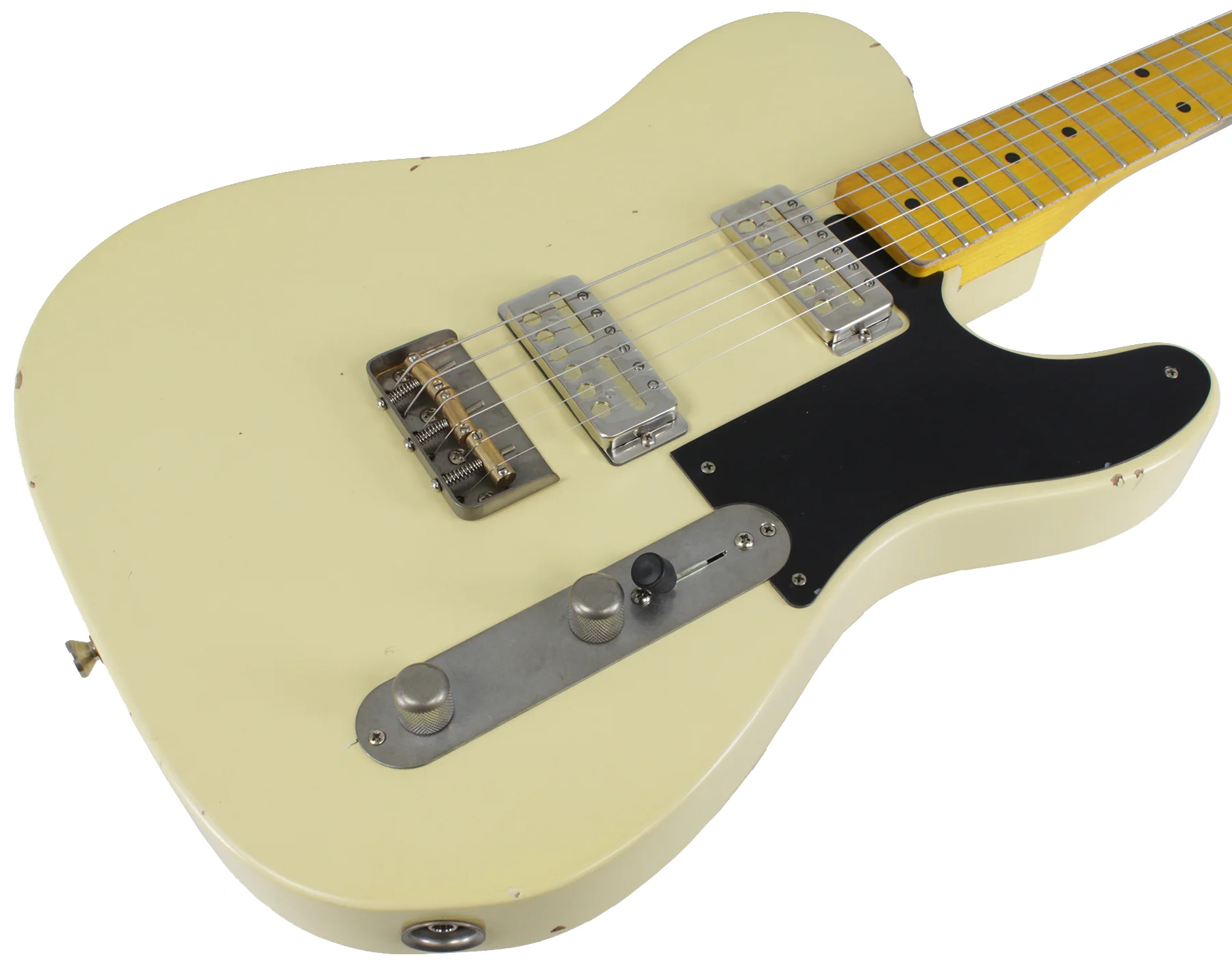 Nash GF-2 Gold Foil Guitar, Vintage White - Image 2