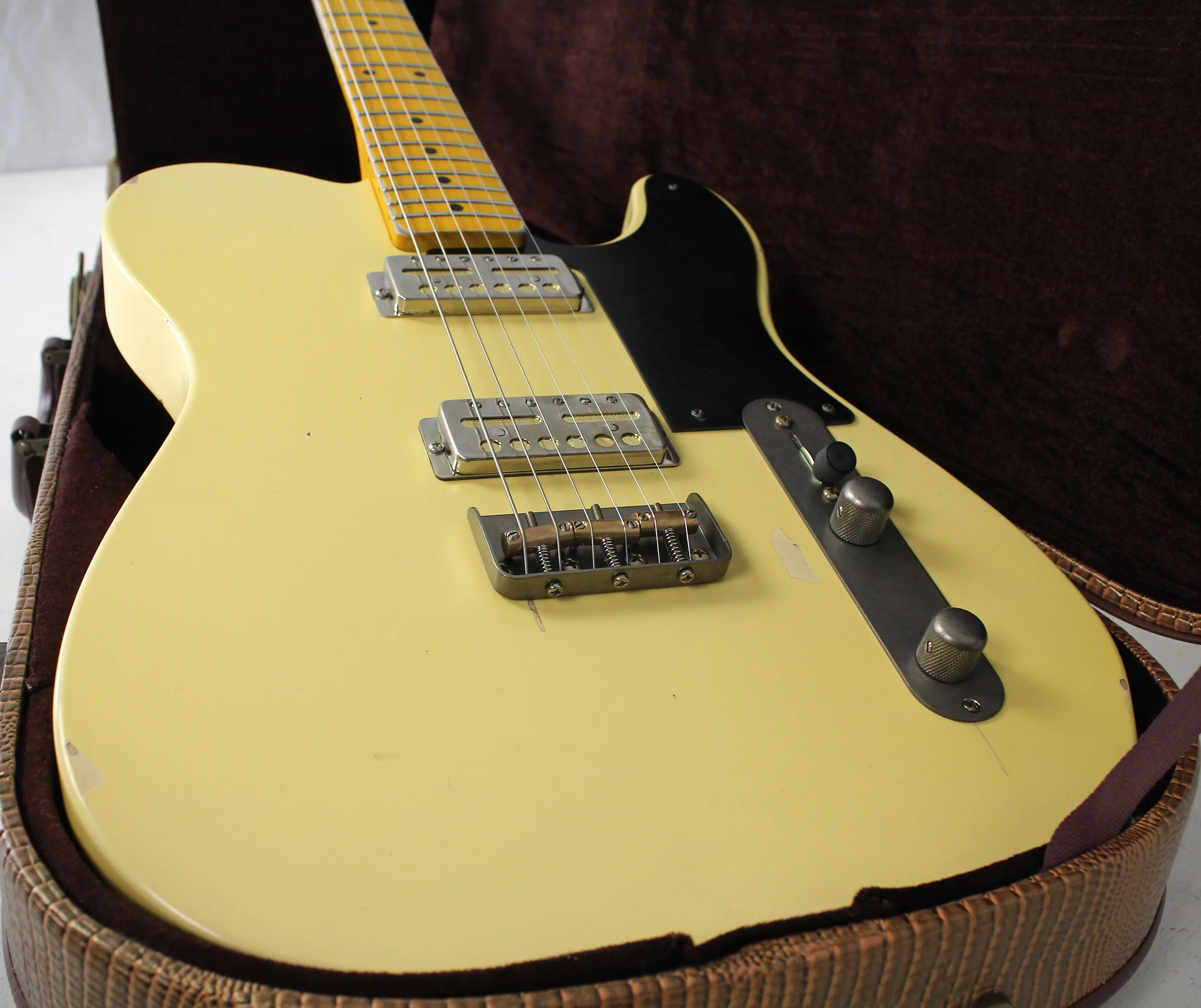 Nash GF-2 Gold Foil Guitar, Vintage White - Image 10