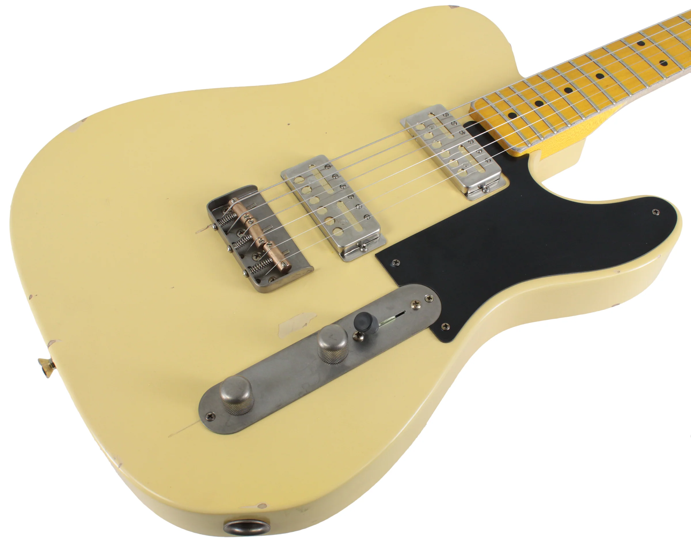 Nash GF-2 Gold Foil Guitar, Vintage White - Image 2