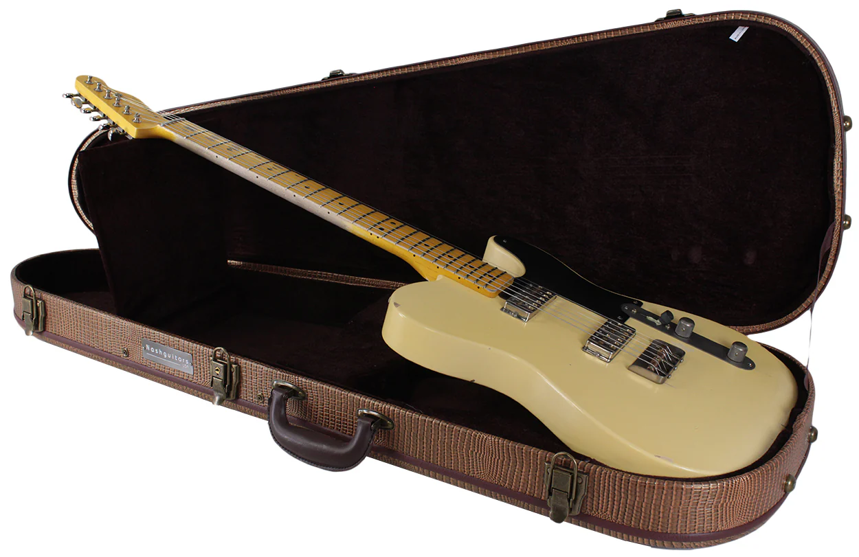 Nash GF-2 Gold Foil Guitar, Vintage White - Image 9