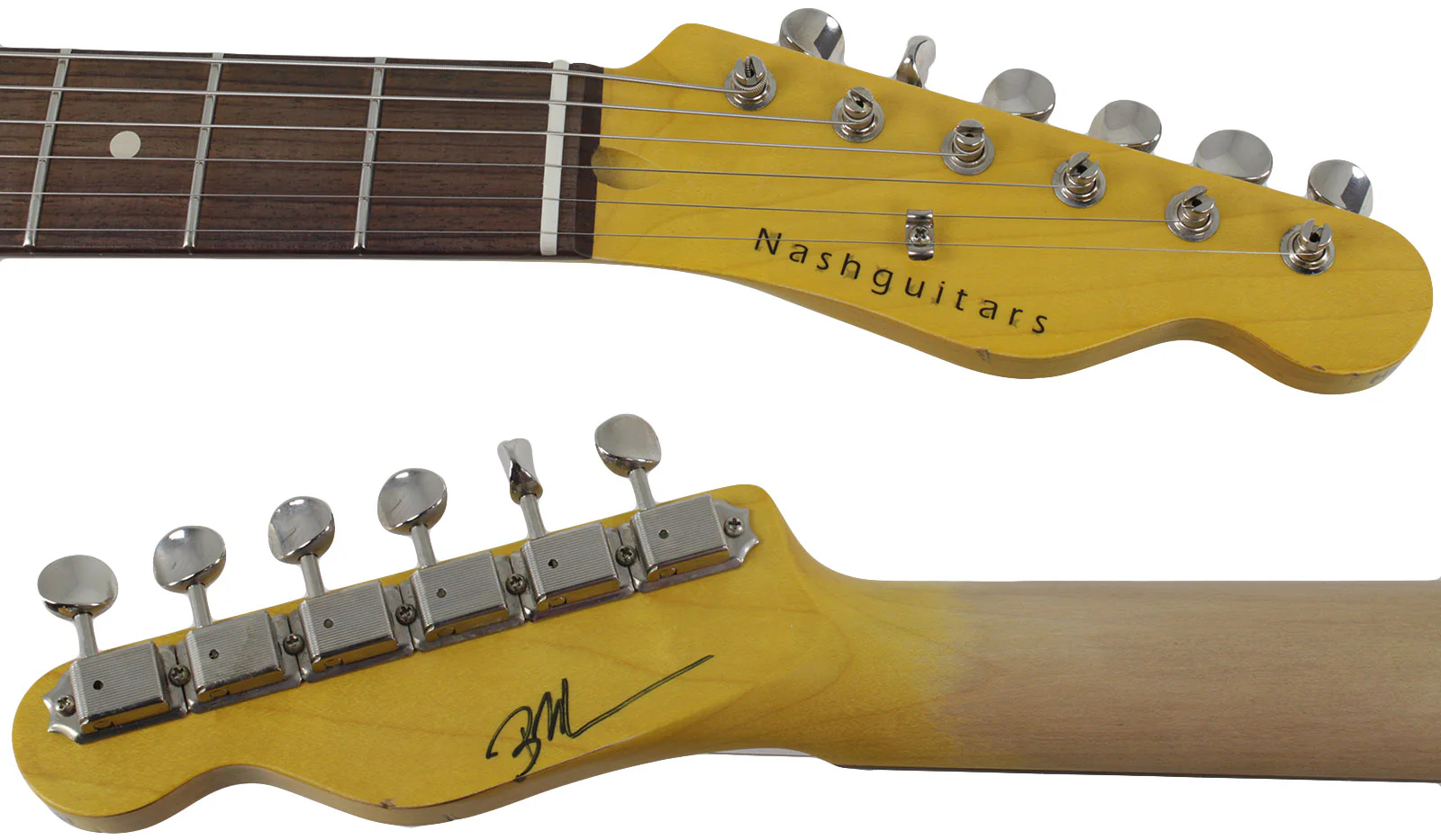 Nash GF-3 Gold Foil Guitar, Sonic Blue, Light Aging - Image 9