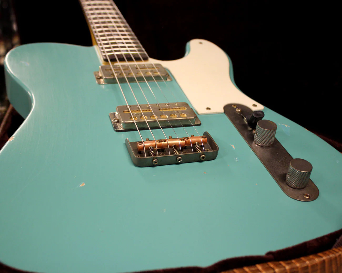 Nash GF-2 Gold Foil Guitar, Seafoam Green - Image 12