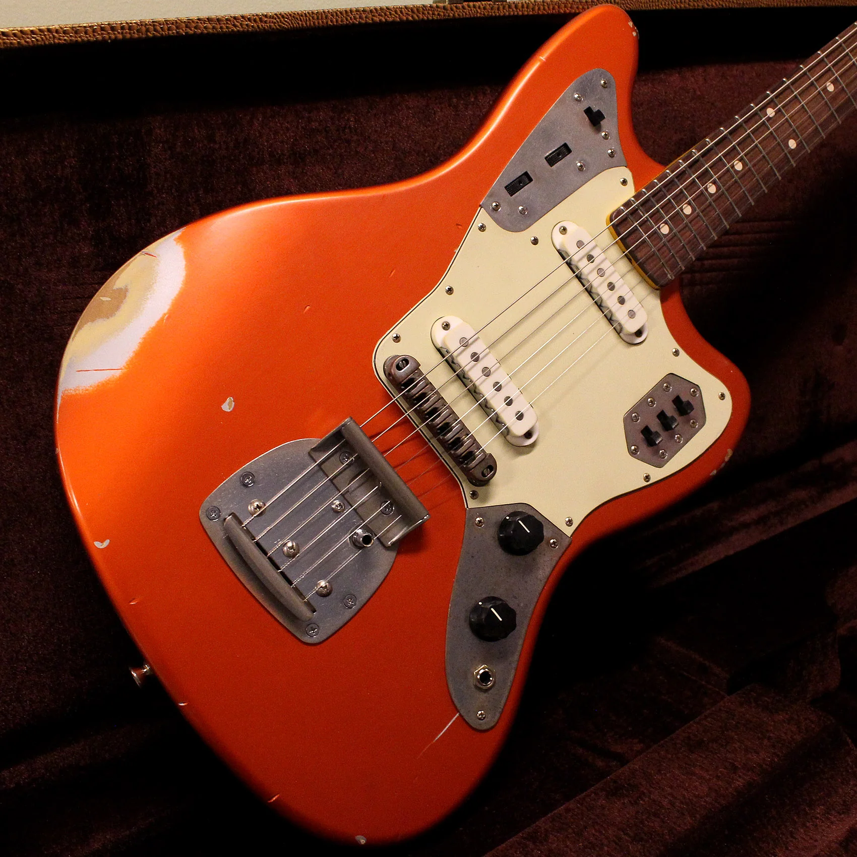 Nash Guitars JG63 Jaguar, Candy Tangerine - Image 11
