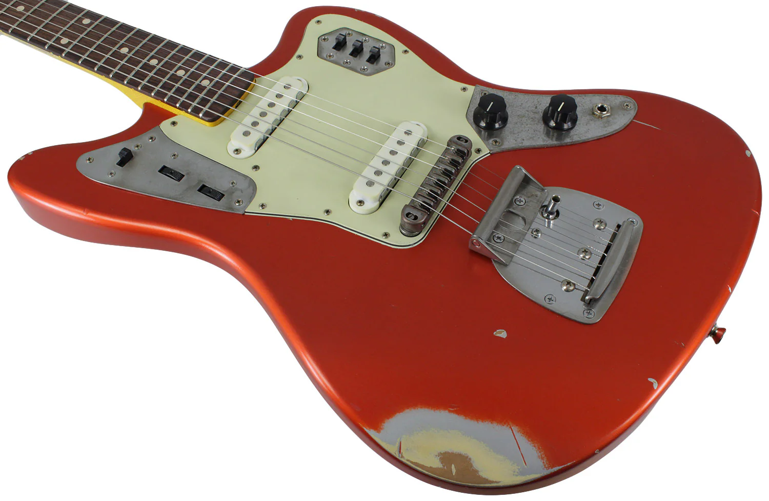 Nash Guitars JG63 Jaguar, Candy Tangerine - Image 4