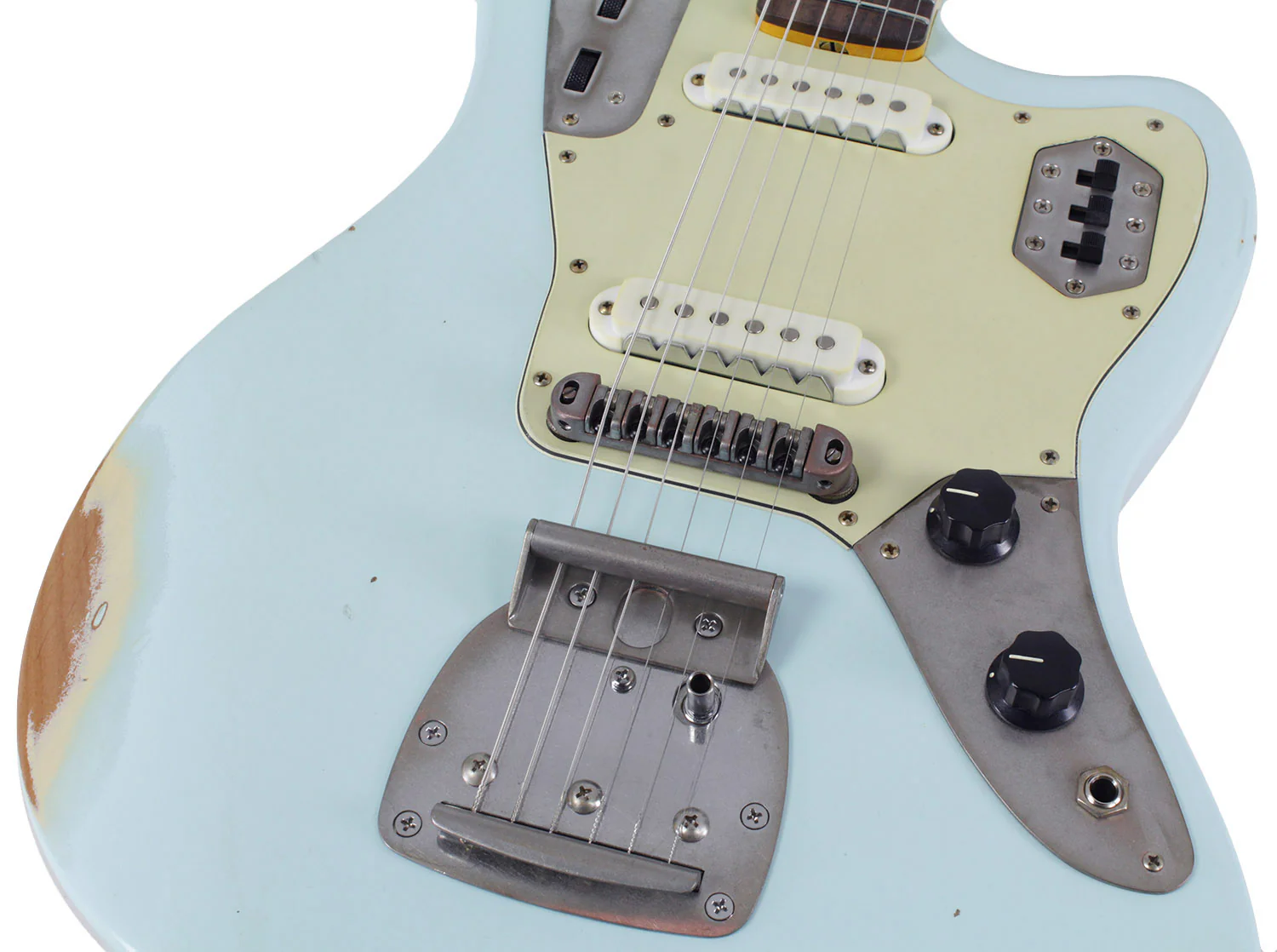 Nash Guitars JG63 Jaguar, Sonic Blue - Image 3