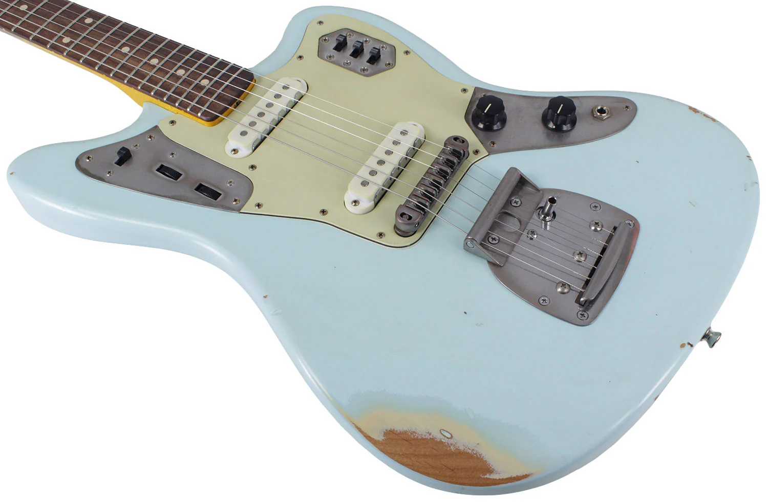 Nash Guitars JG63 Jaguar, Sonic Blue - Image 4