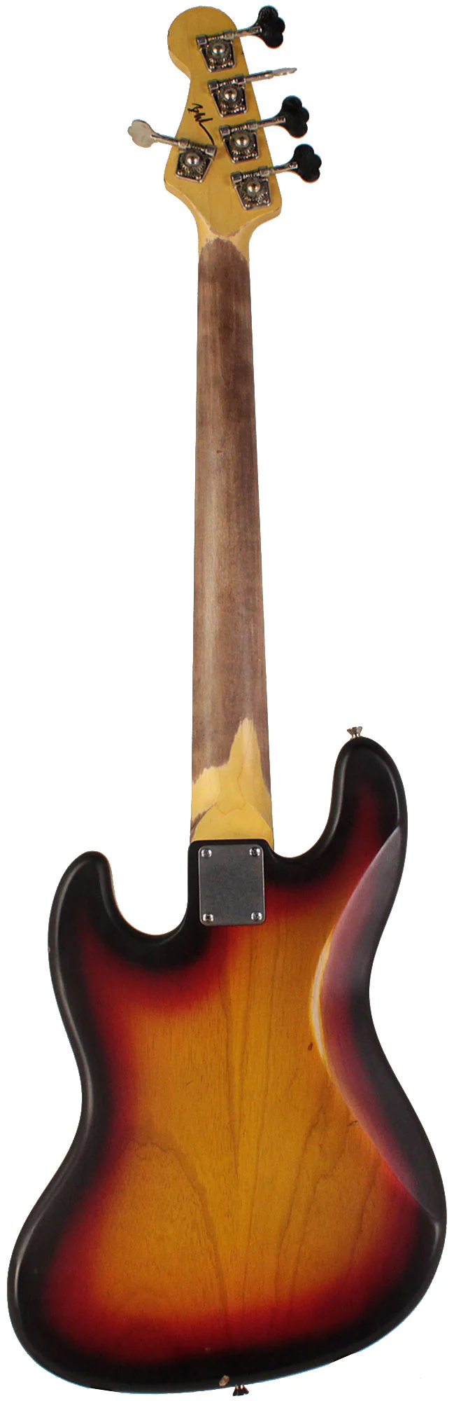 Nash JB5 Bass Guitar, 3-Tone Sunburst, Light Aging - Image 7