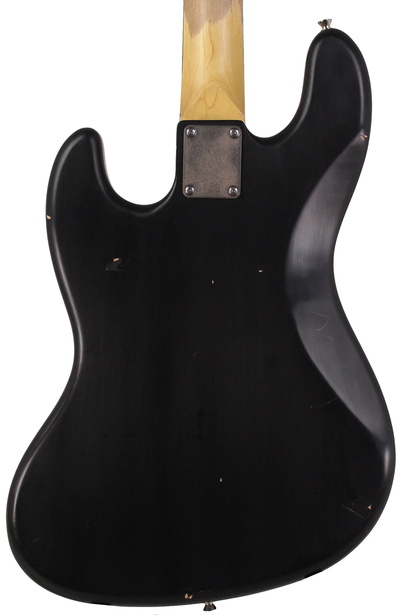 Nash JB63 Bass Guitar, Black, Tortoise Shell, Light Aging - Image 5
