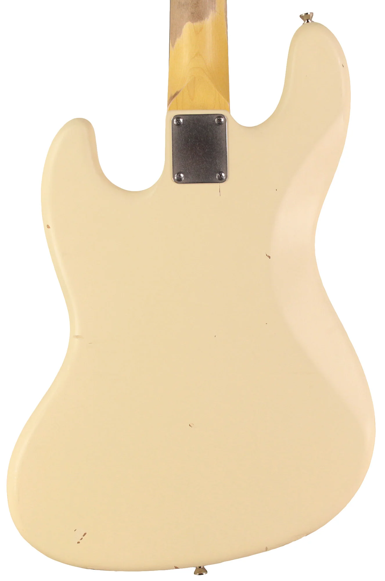 Nash JB63 Bass Guitar, Olympic White, Light Aging - Image 6