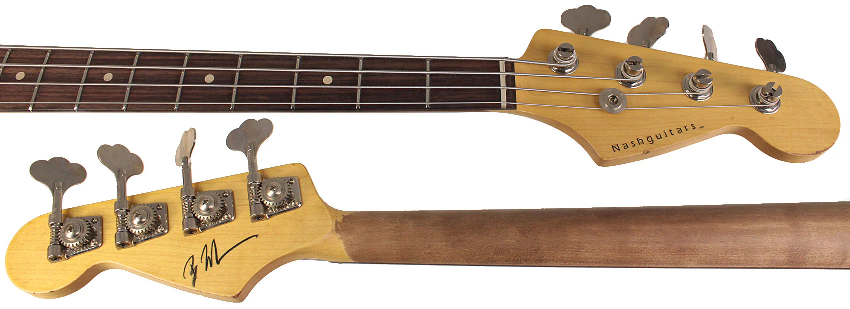 Nash JB63 Bass Guitar, Surf Green - Image 8