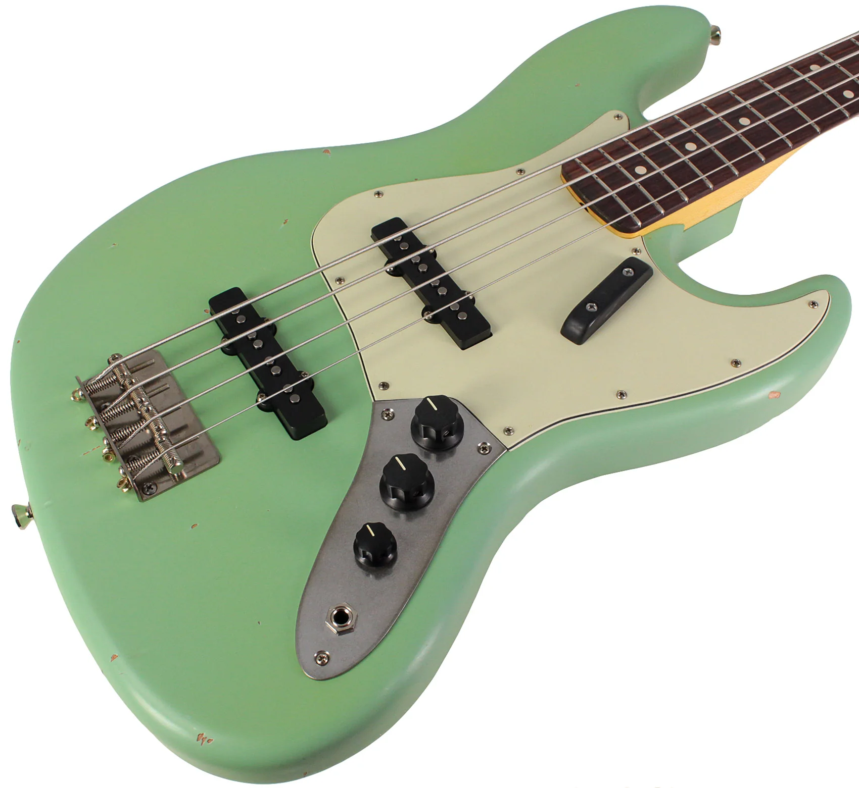 Nash JB63 Bass Guitar, Surf Green, Light Aging - Image 2