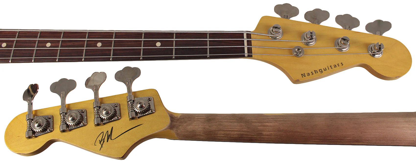 Nash JB63 Bass Guitar, Surf Green, Light Aging - Image 8