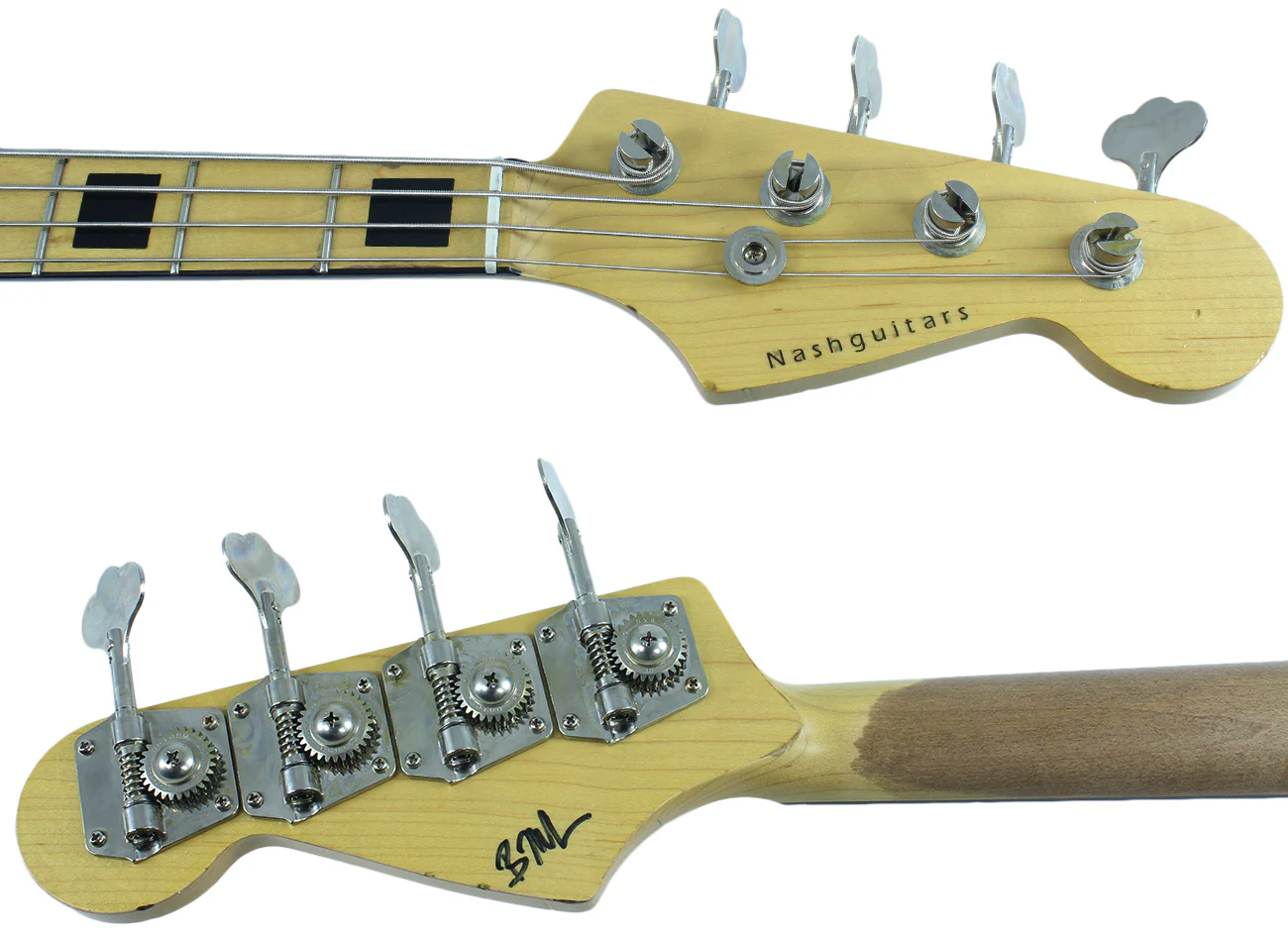 Nash JB75 Bass Guitar, Black - Image 8