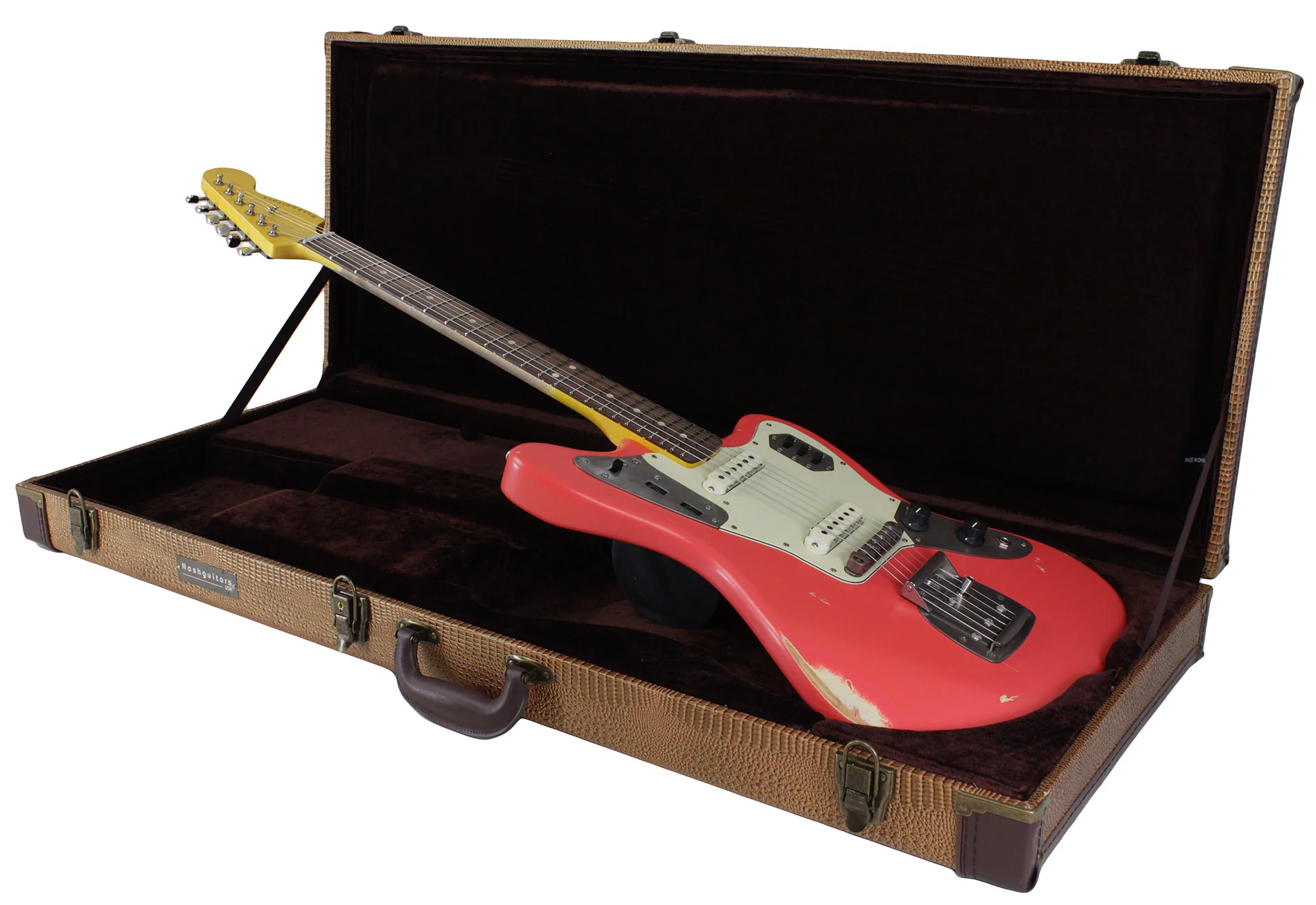 Nash Guitars JG63 Guitar, Fiesta Red - Image 11