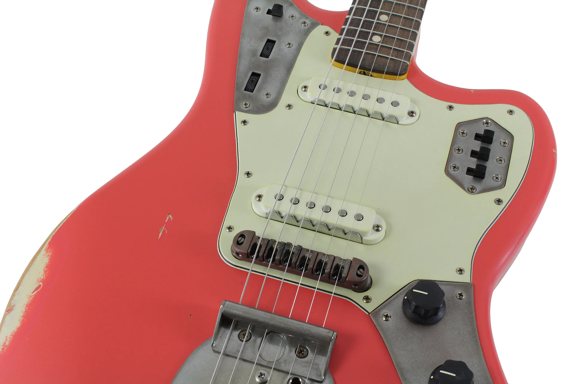 Nash Guitars JG63 Guitar, Fiesta Red - Image 4