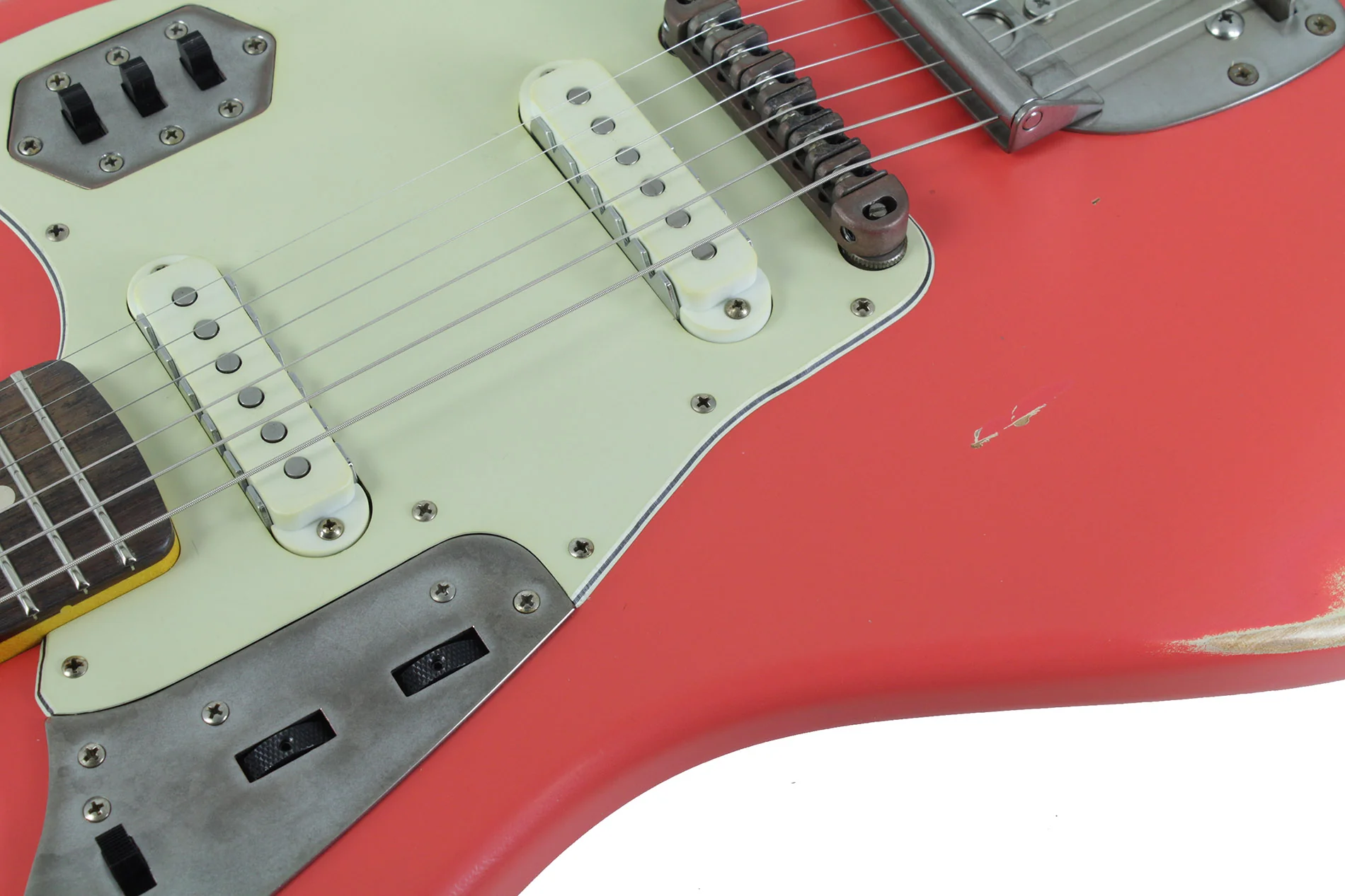 Nash Guitars JG63 Guitar, Fiesta Red - Image 5