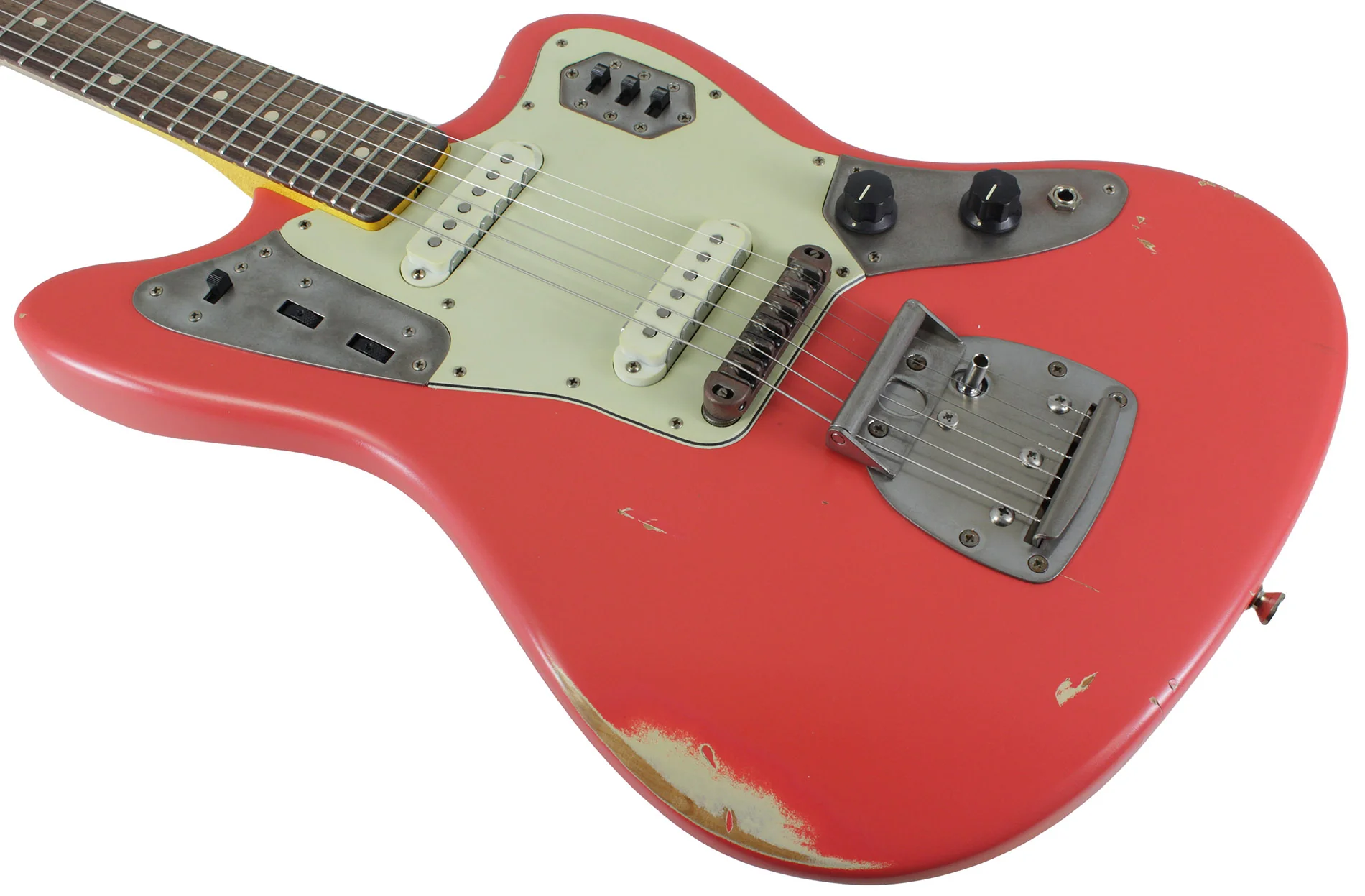 Nash Guitars JG63 Guitar, Fiesta Red - Image 6