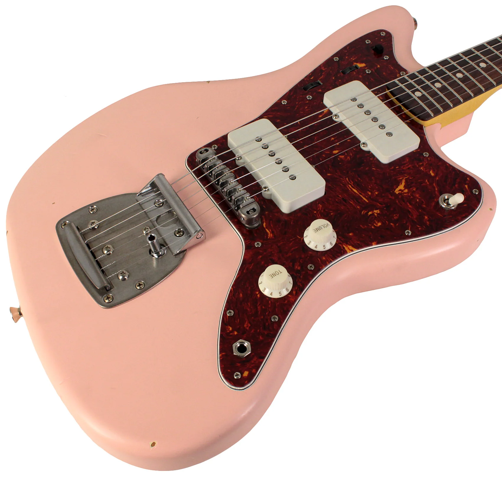 Nash JM63 Jazzmaster Guitar, Shell Pink, Light Aging - Image 2