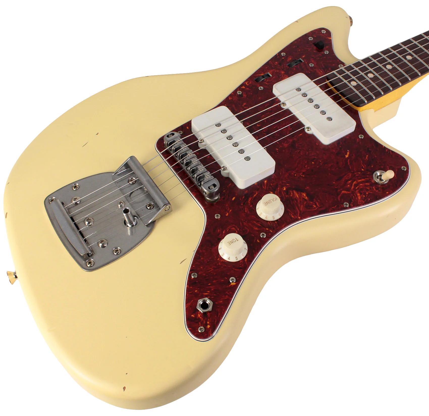 Nash JM63 Jazzmaster Guitar, Vintage White, Light Aging - Image 2
