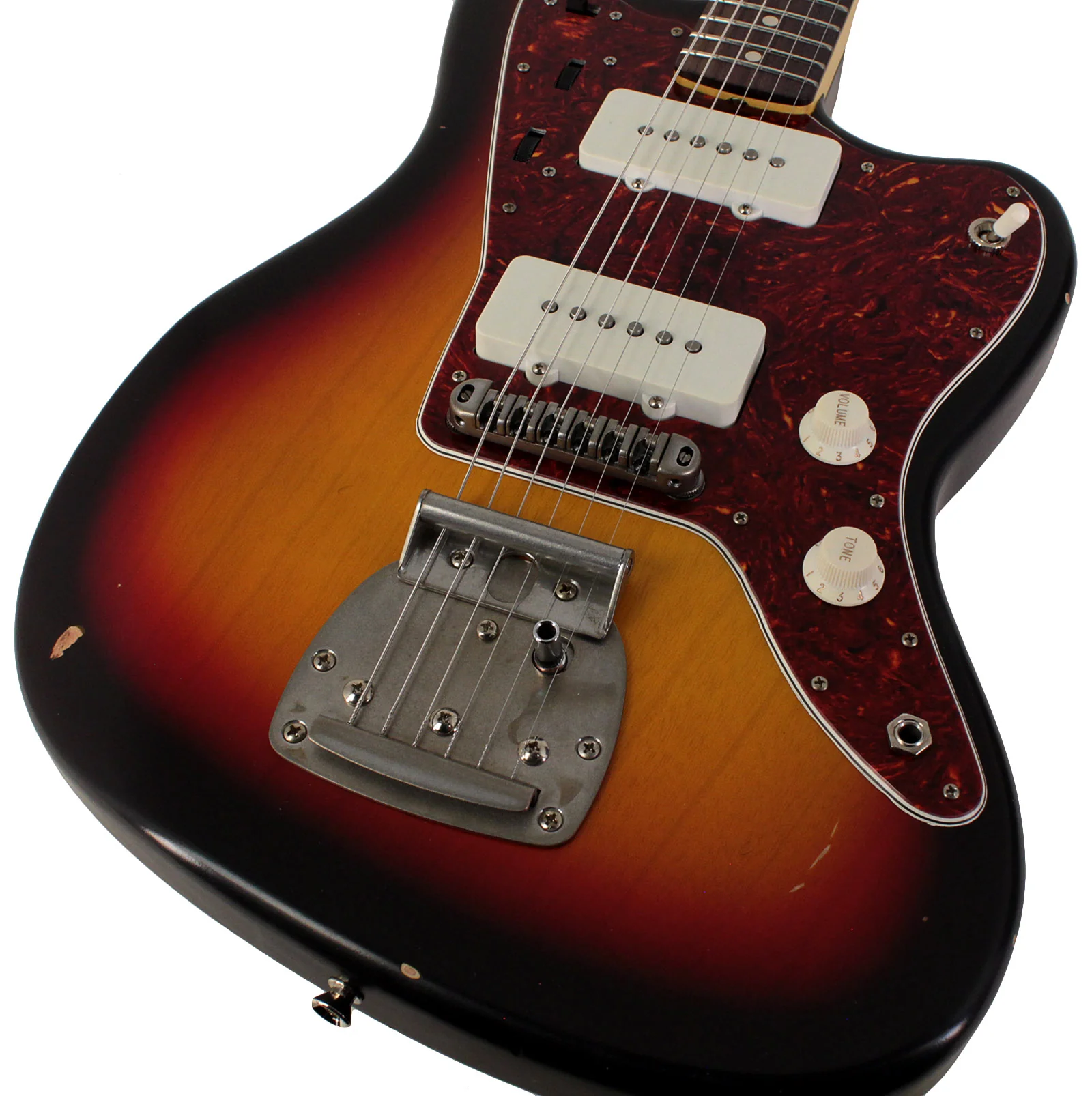 Nash JM63 Jazzmaster Guitar, 3 Tone Sunburst, Light Aging - Image 3