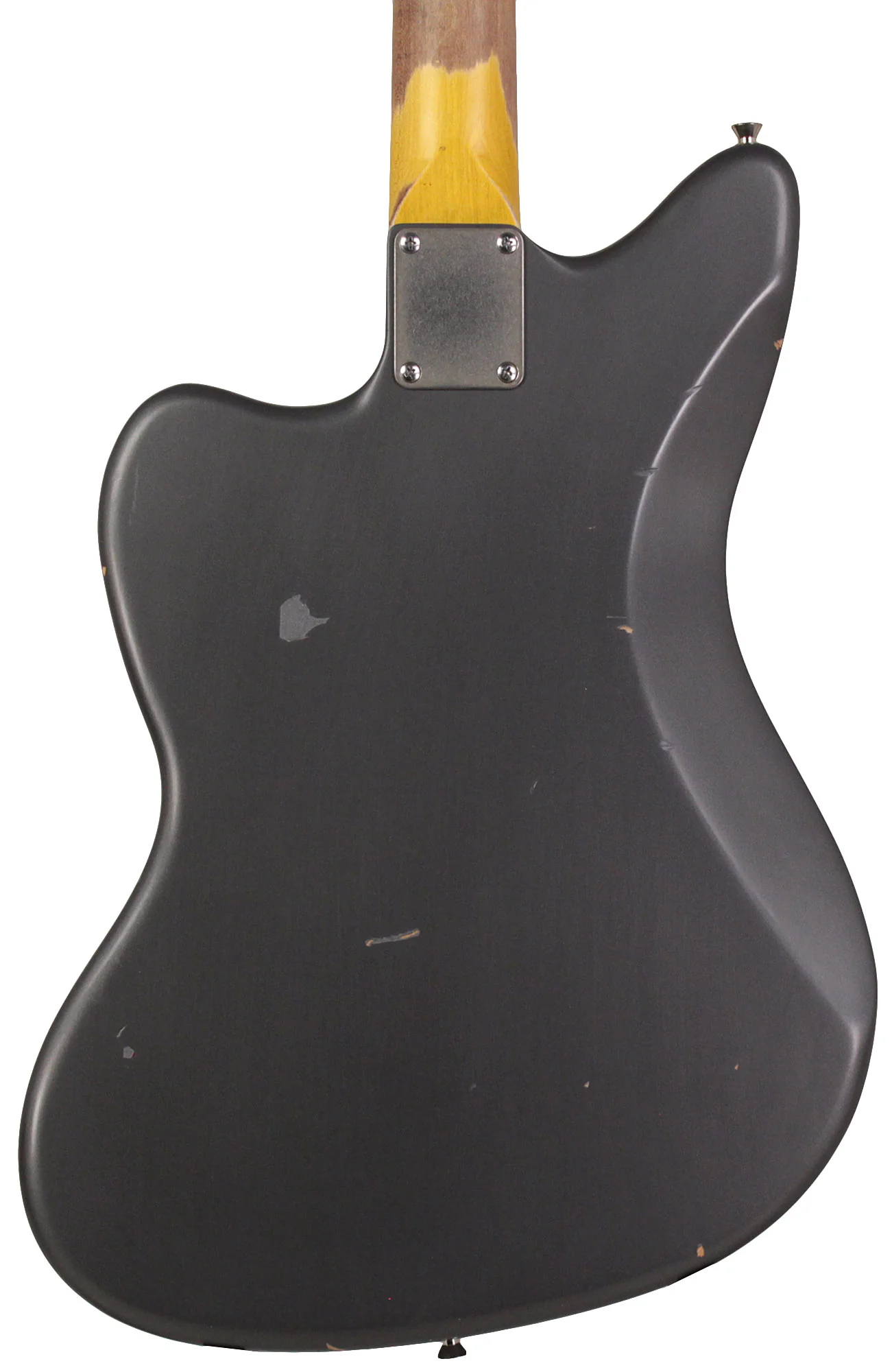 Nash JM63 Jazzmaster Guitar, Charcoal Frost Metallic, Light Aging - Image 6