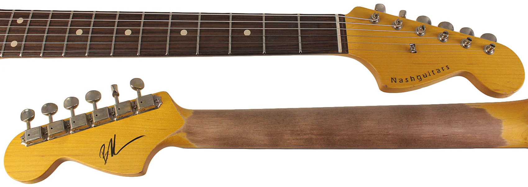 Nash JM63 Jazzmaster Guitar, Fiesta Red, Light Aging - Image 8