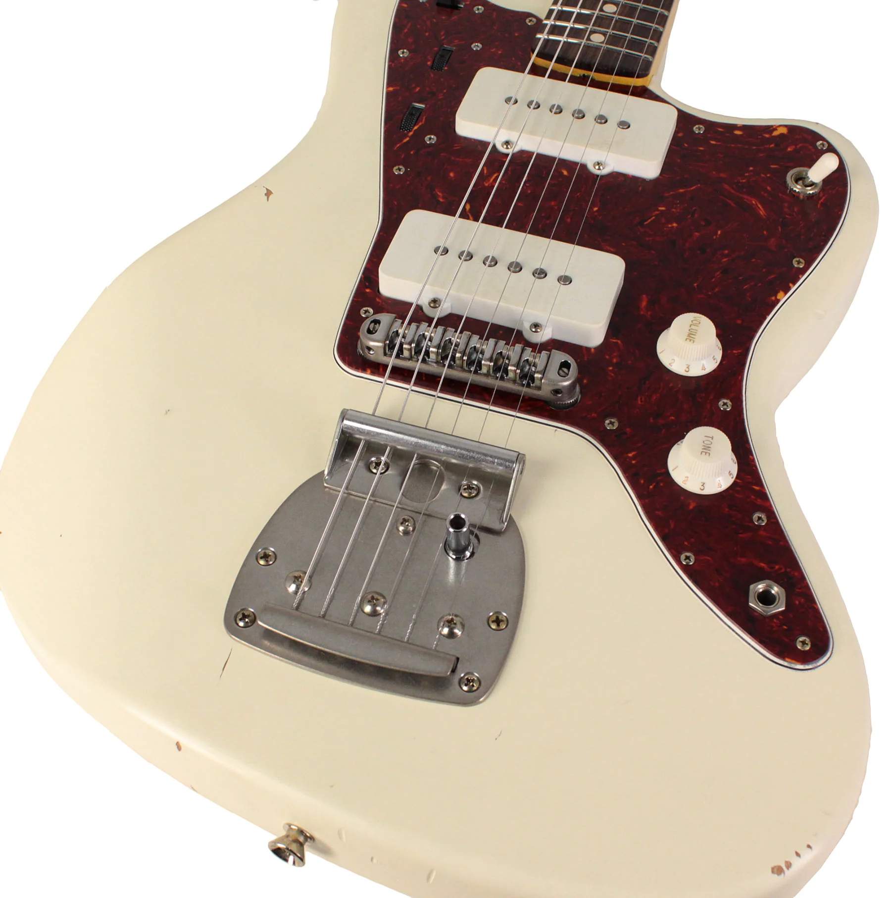Nash JM63 Jazzmaster Guitar, Olympic White, Light Aging - Image 3