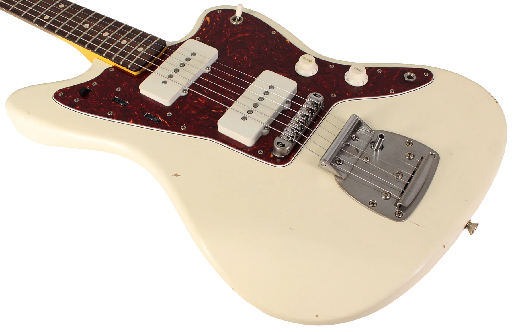 Nash JM63 Jazzmaster Guitar, Olympic White, Light Aging - Image 4