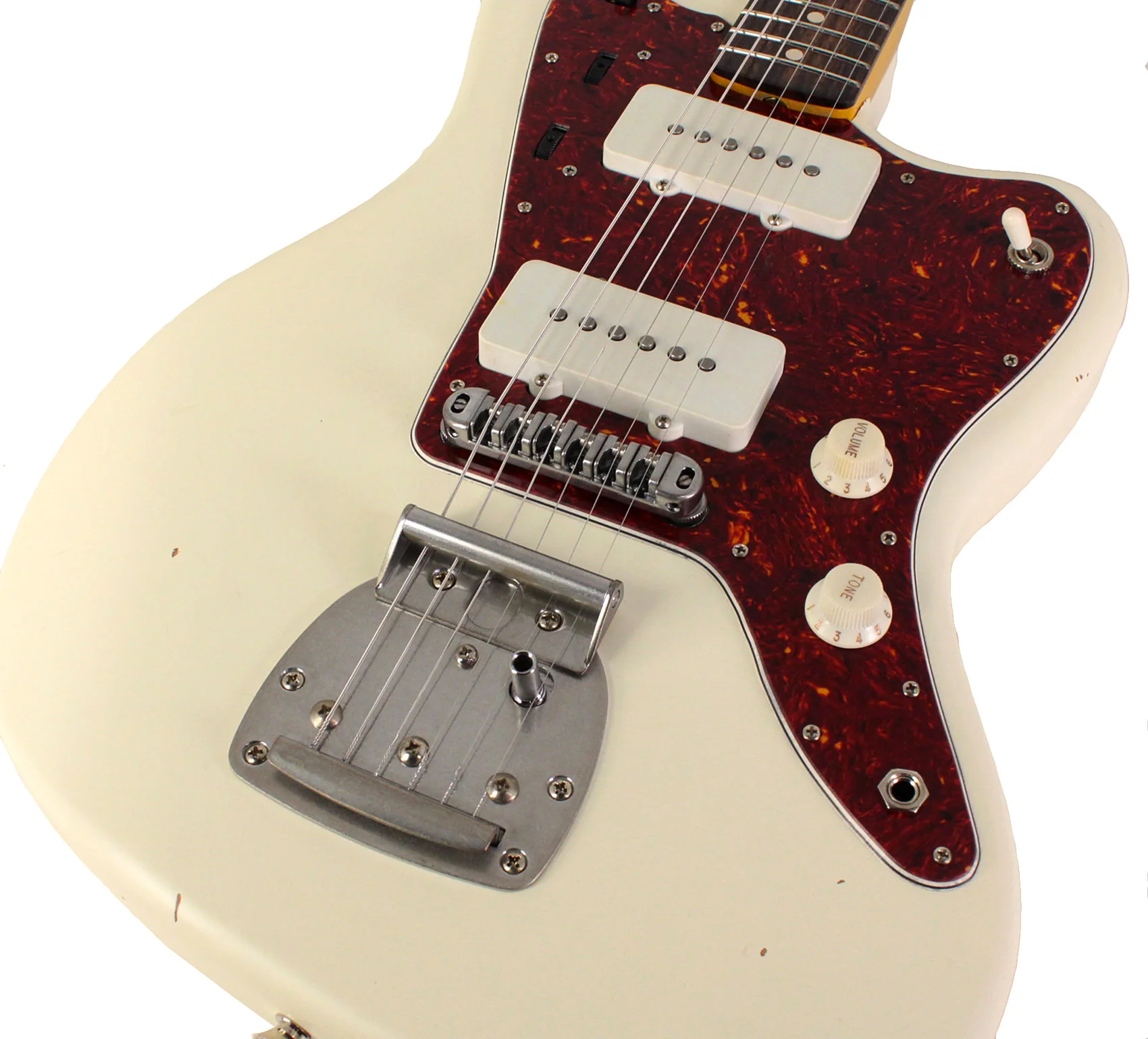 Nash JM63 Jazzmaster Guitar, Olympic White, Light Aging - Image 3