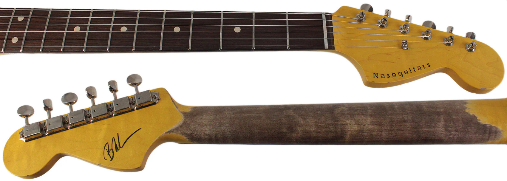Nash JM63 Jazzmaster Guitar, Olympic White, Light Aging - Image 8