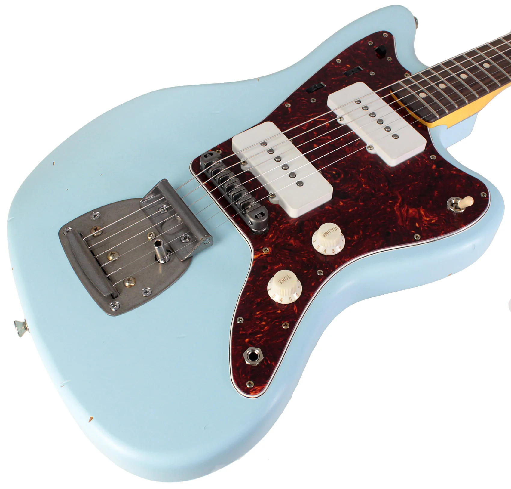 Nash JM63 Jazzmaster Guitar, Sonic Blue, Light Aging - Image 2