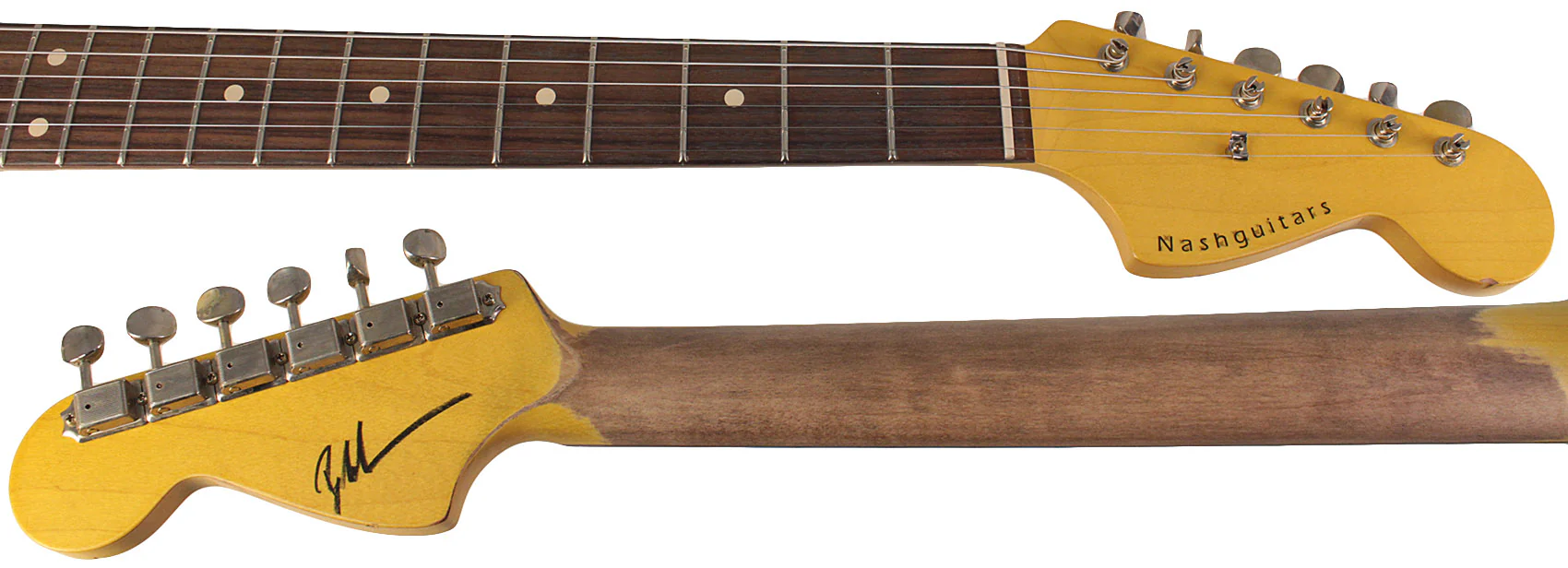 Nash JM63 Jazzmaster Guitar, Sonic Blue, Light Aging - Image 7
