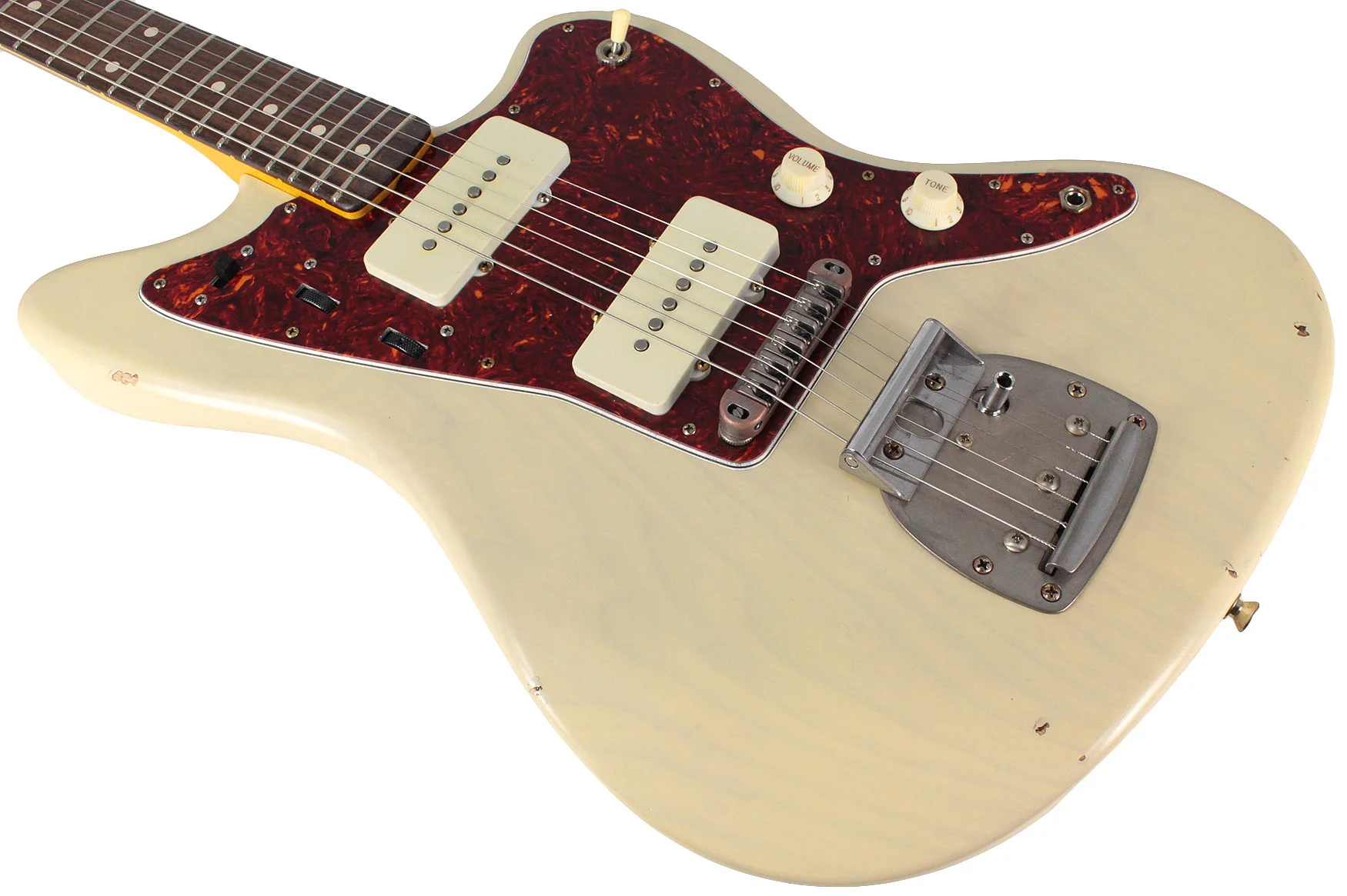 Nash JM63 Jazzmaster Guitar, Mary Kaye White, Light Aging - Image 3