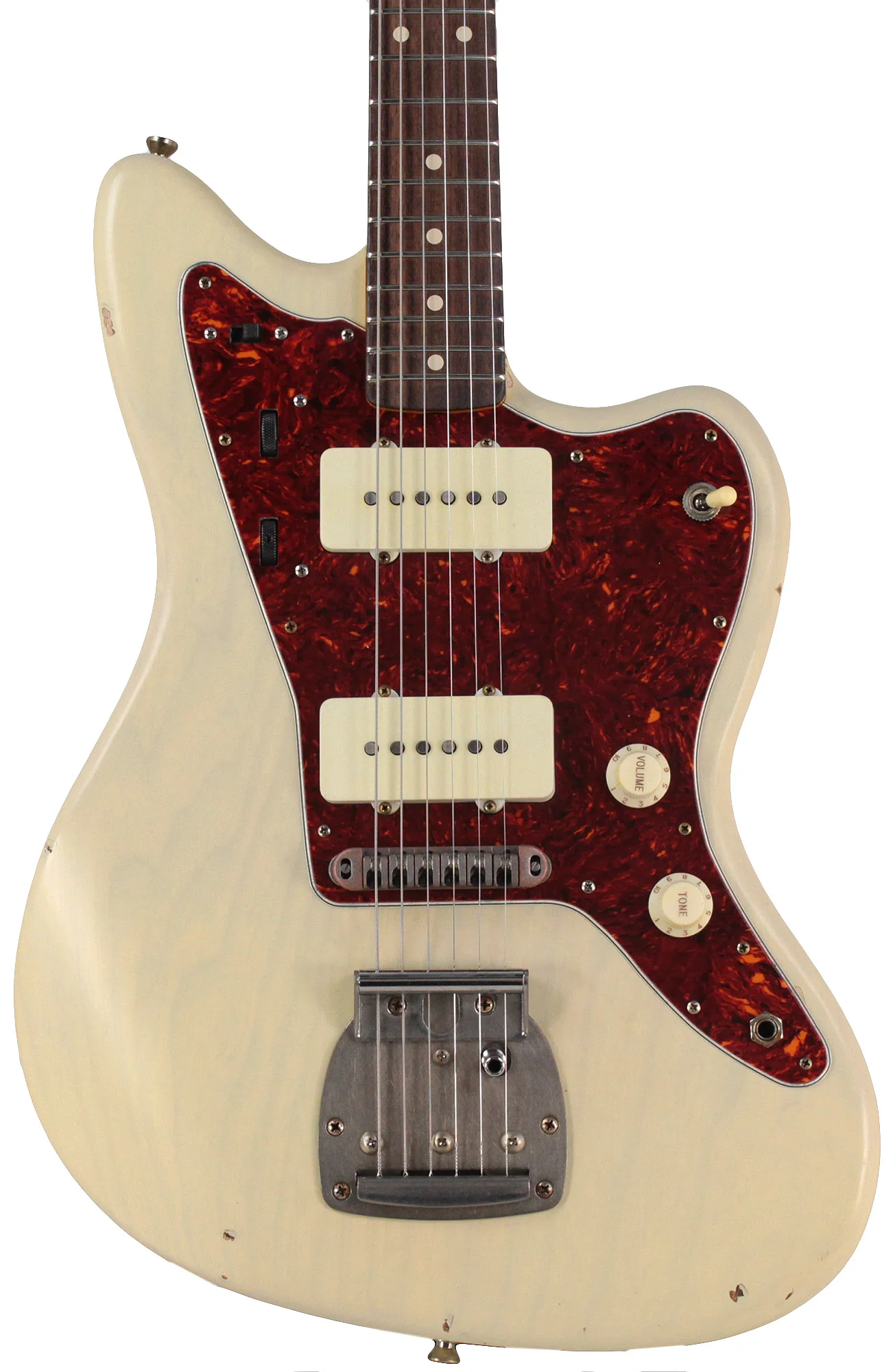 Nash JM63 Jazzmaster Guitar, Mary Kaye White, Light Aging - Image 4