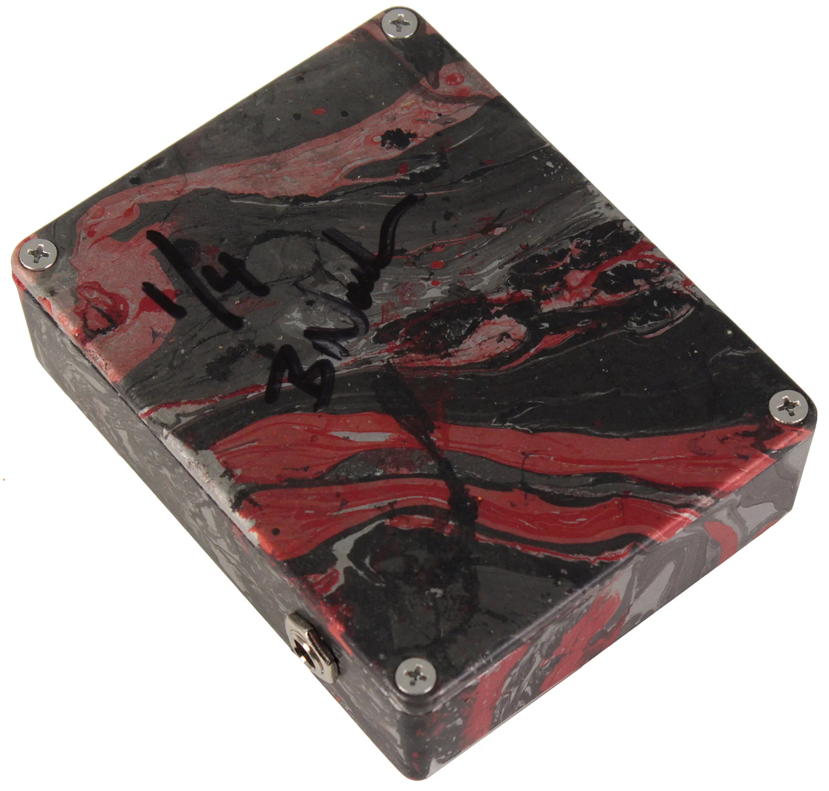 Nash Custom NGDP Fuzz Overdrive Pedal, Aged Red, Black, #01 - Image 3