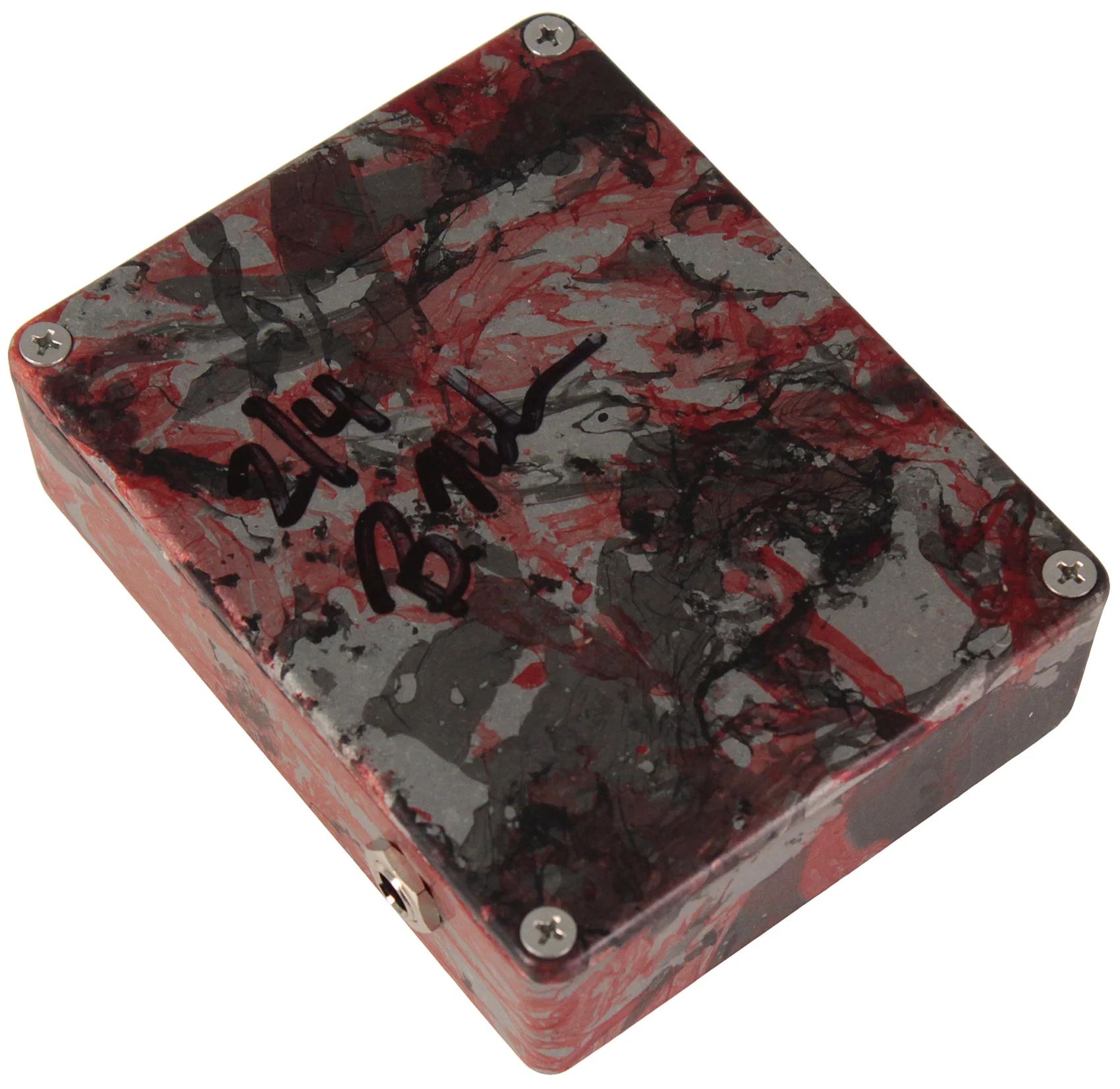 Nash Custom NGDP Fuzz Overdrive Pedal, Aged Red, Black, #02 - Image 3