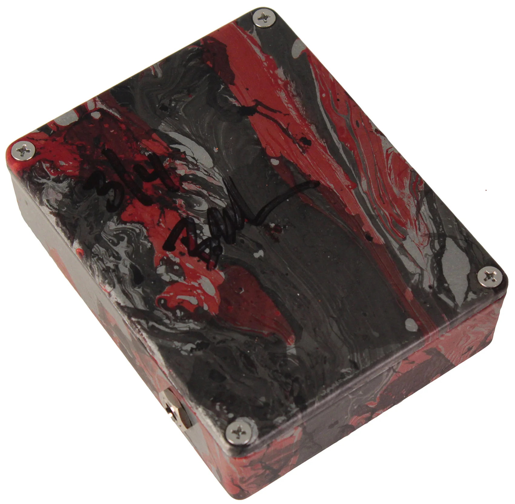 Nash Custom NGDP Fuzz Overdrive Pedal, Aged Red, Black, #03 - Image 3