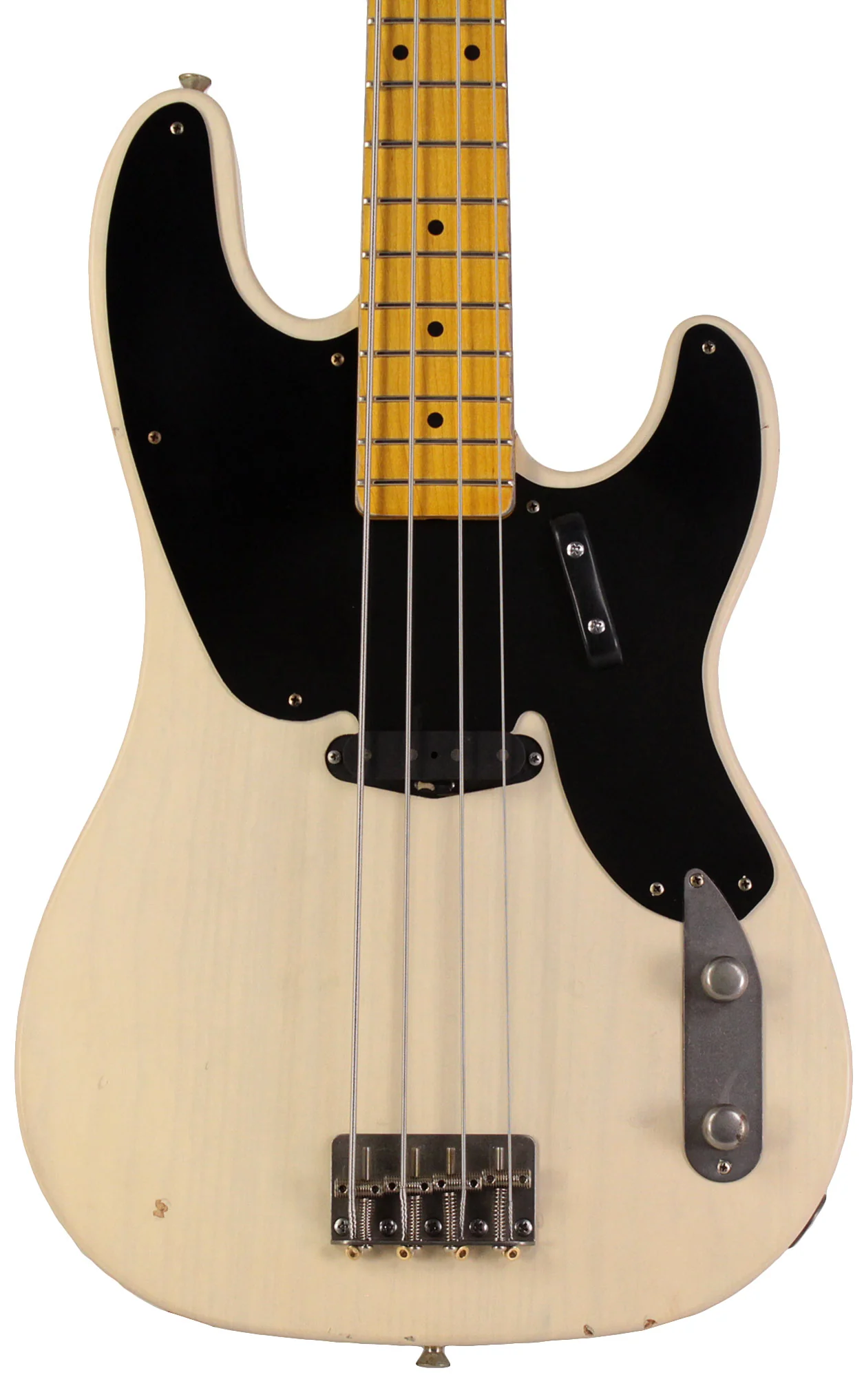 Nash PB52 Bass Guitar, Mary Kaye White, Light Aging - Image 5